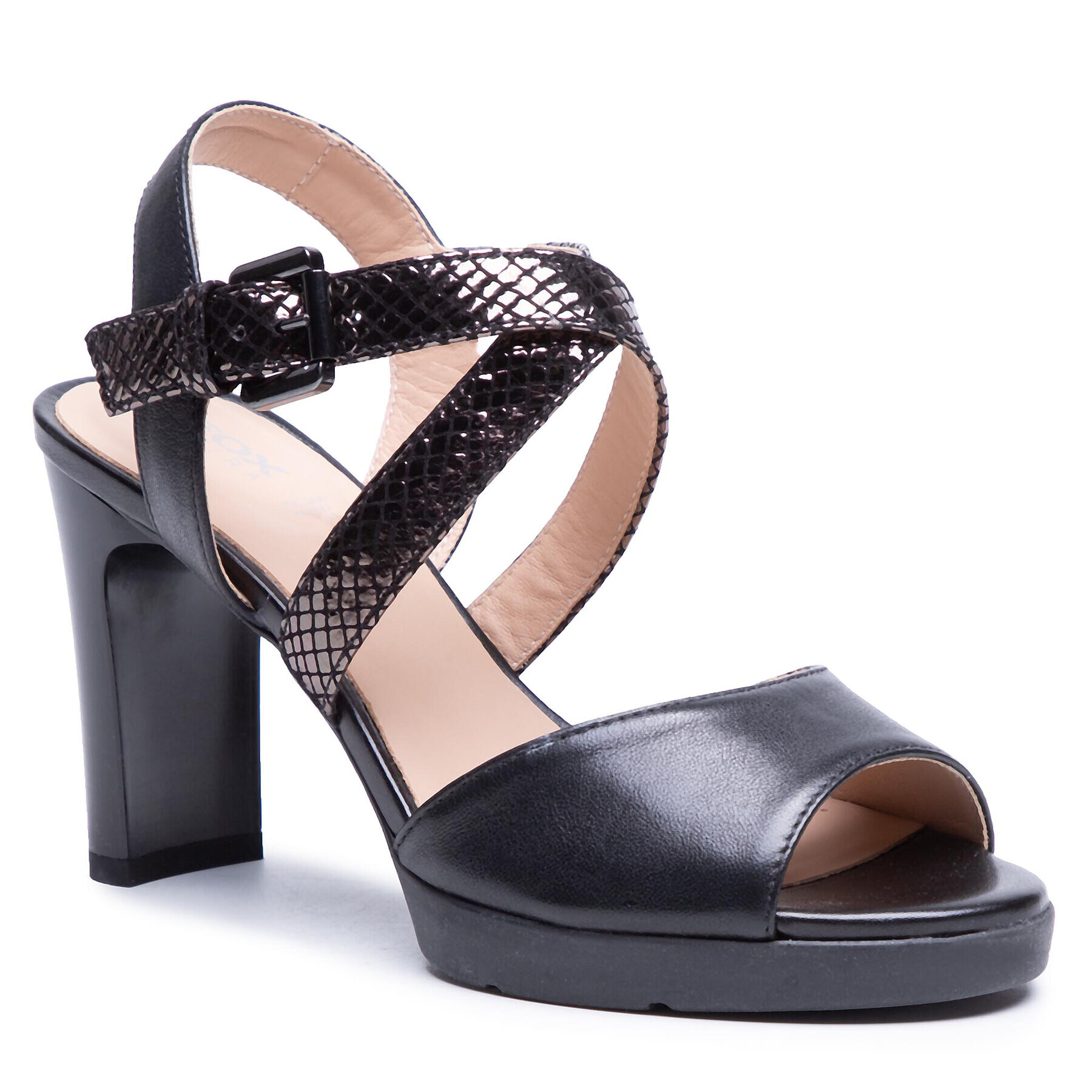 Geox Сандали D Annya High Sandal D D02CLD 000KY C9999 Черен - Pepit.bg