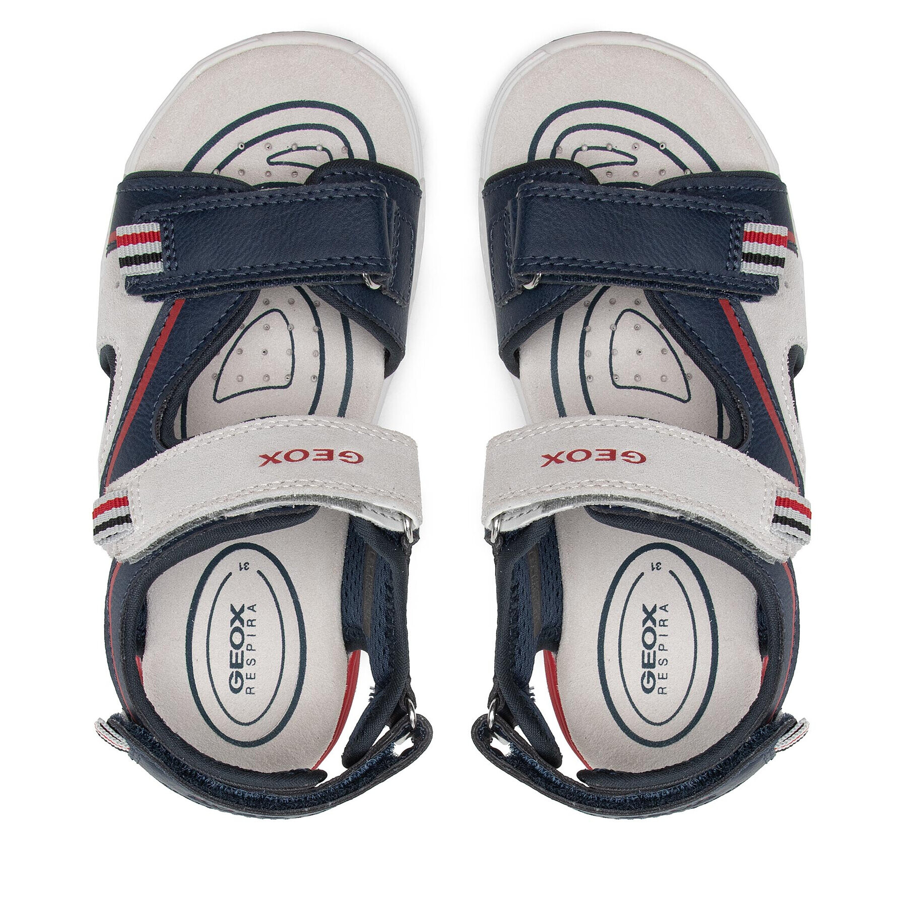 Geox Сандали J S. Alben B. A J25AVA 022BC C1297 D Сив - Pepit.bg