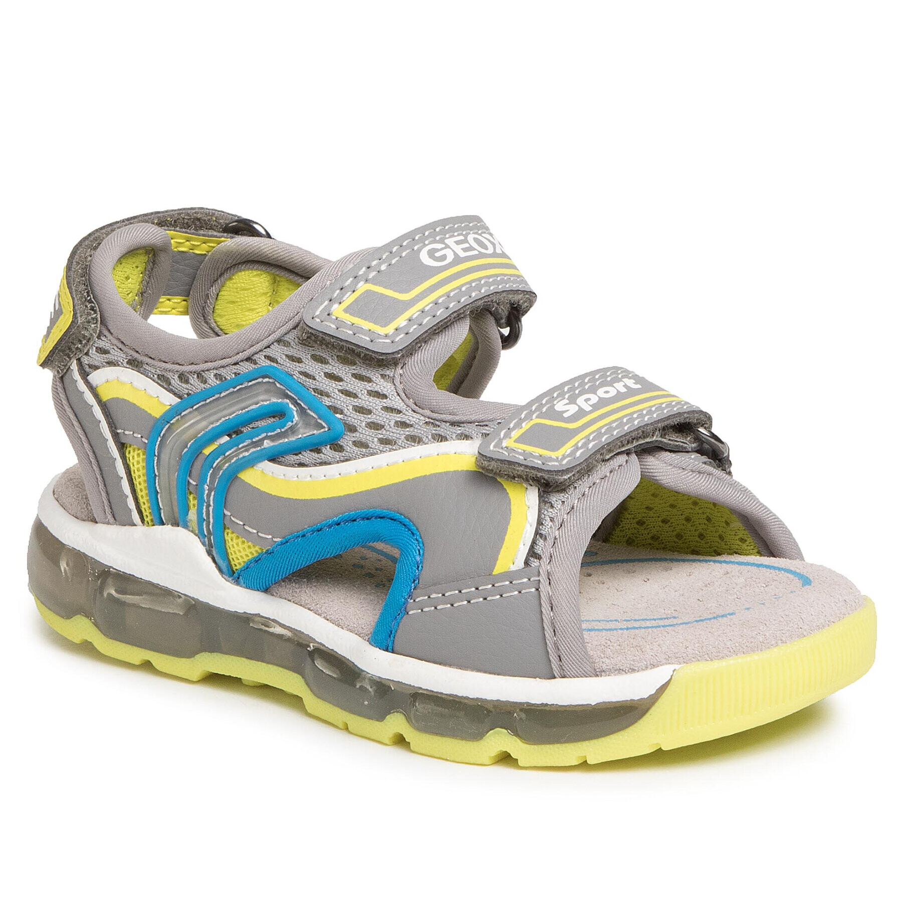 Geox Сандали J S.Android B. B J020QB 014BU C0666 M Сив - Pepit.bg