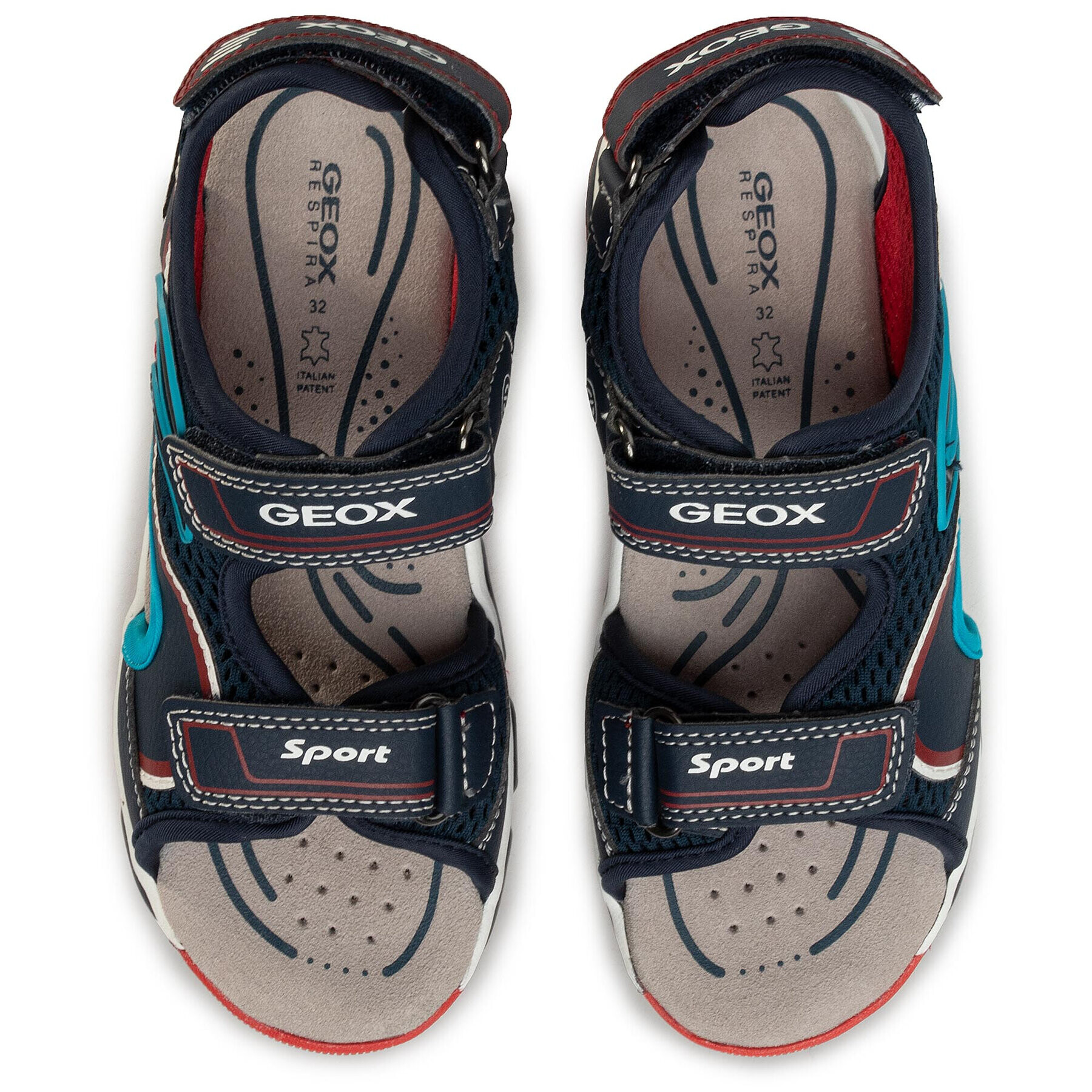 Geox Сандали J S. Android B.B J020QB 014BU C0735 D Тъмносин - Pepit.bg