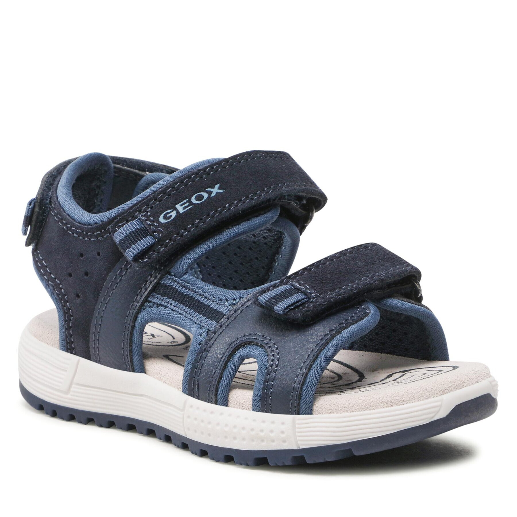 Geox Сандали J Sandal Alben Boy J35AVA01522C0700 S Тъмносин - Pepit.bg