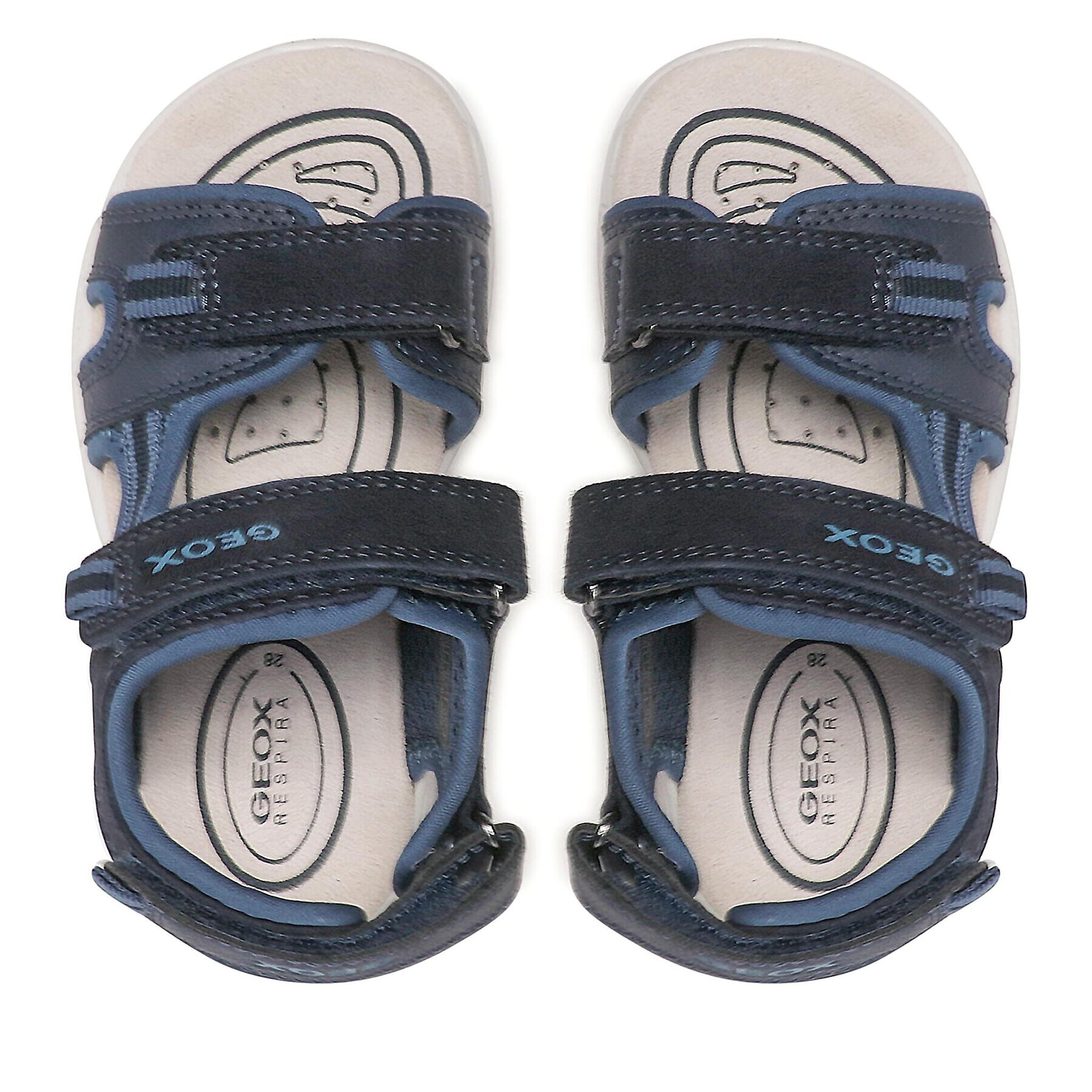 Geox Сандали J Sandal Alben Boy J35AVA01522C0700 S Тъмносин - Pepit.bg