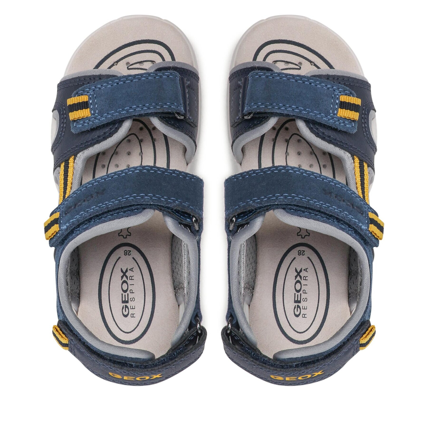 Geox Сандали J Sandal Alben Boy J35AVA01522C4B2G S Син - Pepit.bg