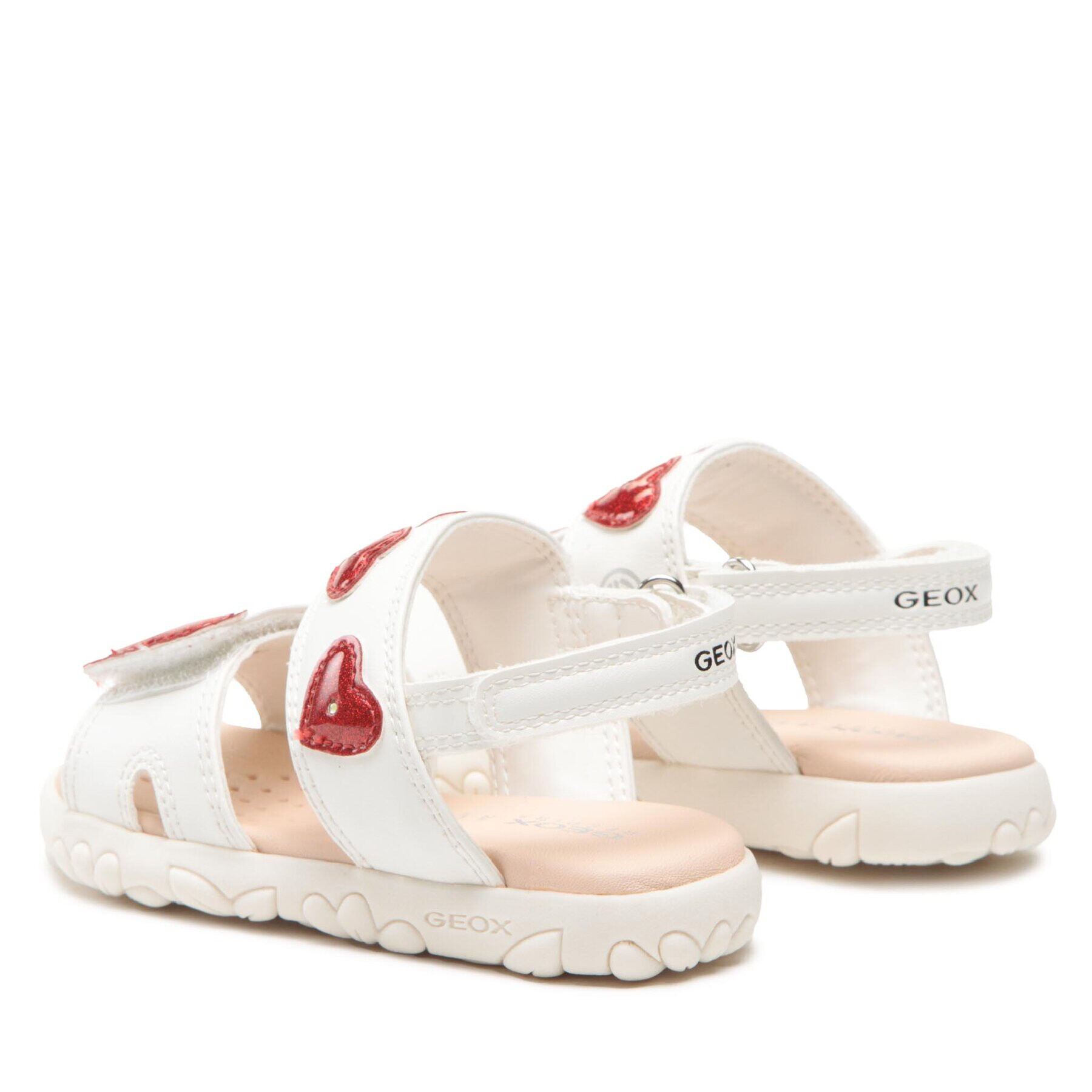 Geox Сандали J Sandal Haiti Girl J358ZB0BCKCC0050 M Бял - Pepit.bg