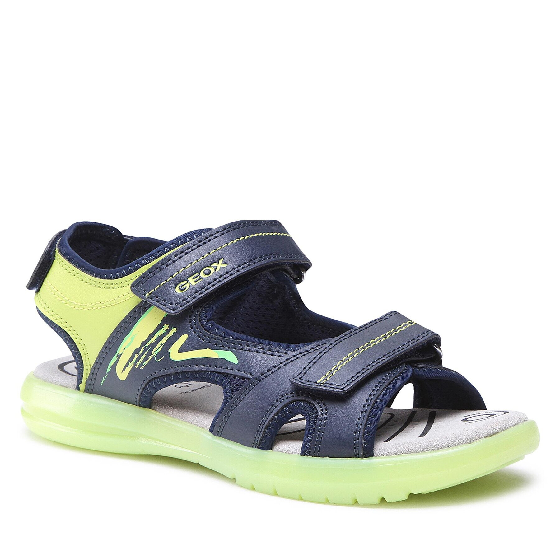 Geox Сандали J Sandal Maratea Boy J15DRD014BCCF43S D Тъмносин - Pepit.bg