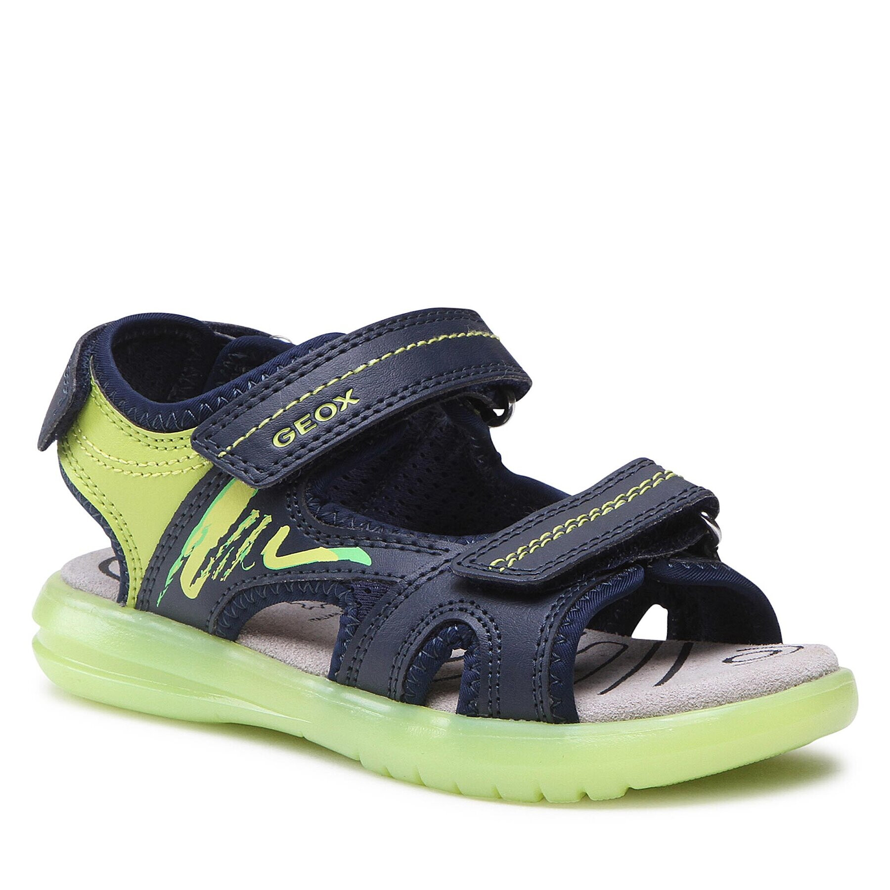 Geox Сандали J Sandal Maratea Boy J15DRD014BCCF43S S Тъмносин - Pepit.bg