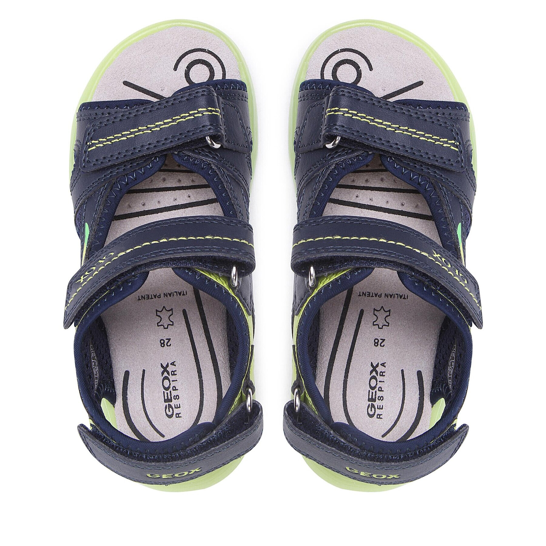 Geox Сандали J Sandal Maratea Boy J15DRD014BCCF43S S Тъмносин - Pepit.bg