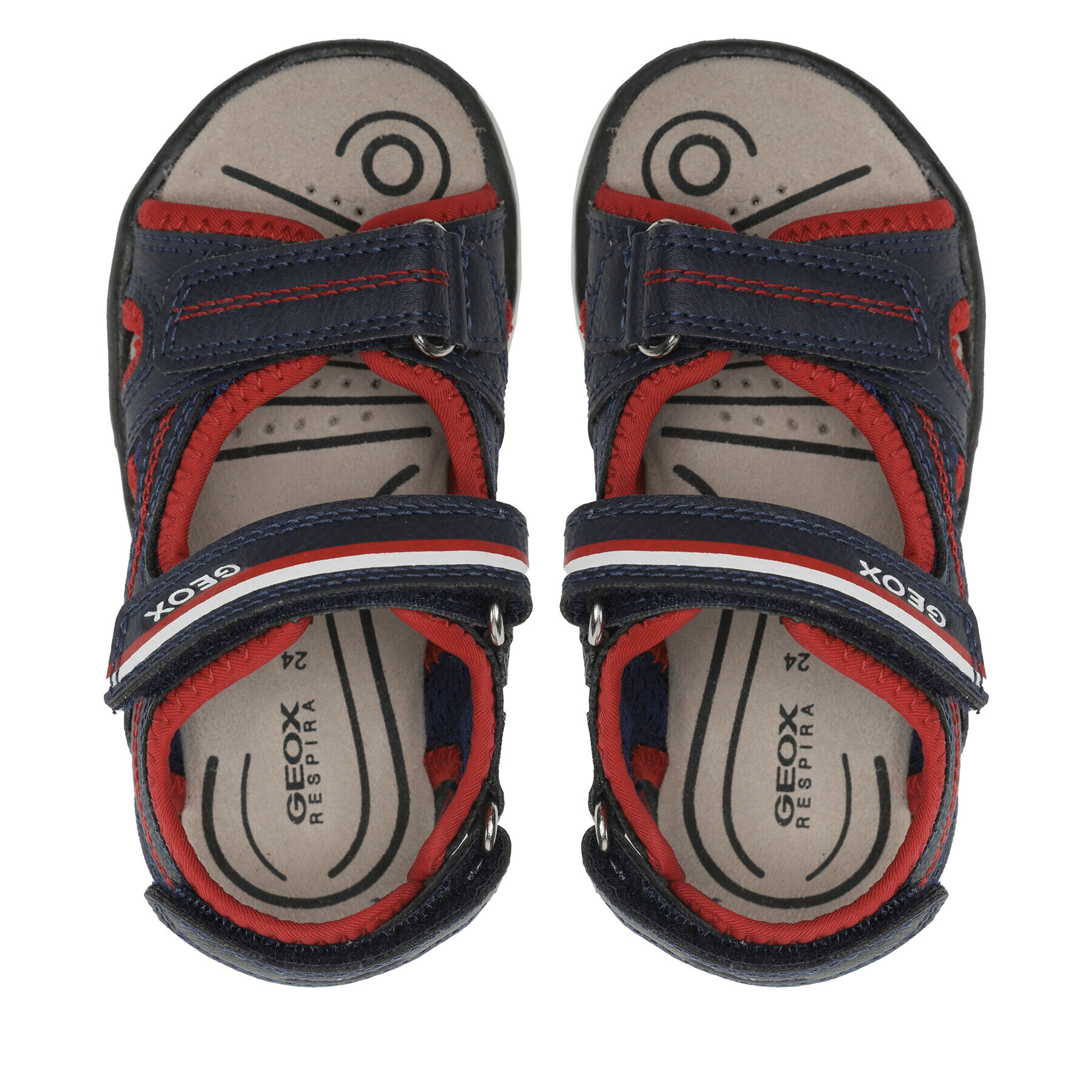 Geox Сандали J Sandal Maratea Boy J35DRC01454C0735 M Тъмносин - Pepit.bg