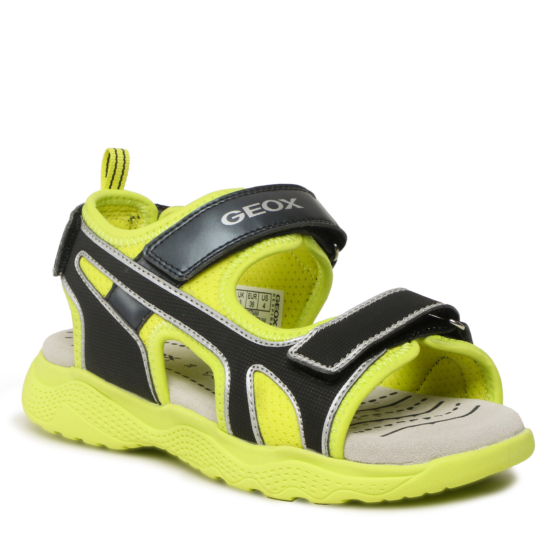 Geox Сандали J Sandal Splush Boy J35GPA014CEC3707 D Зелен - Pepit.bg