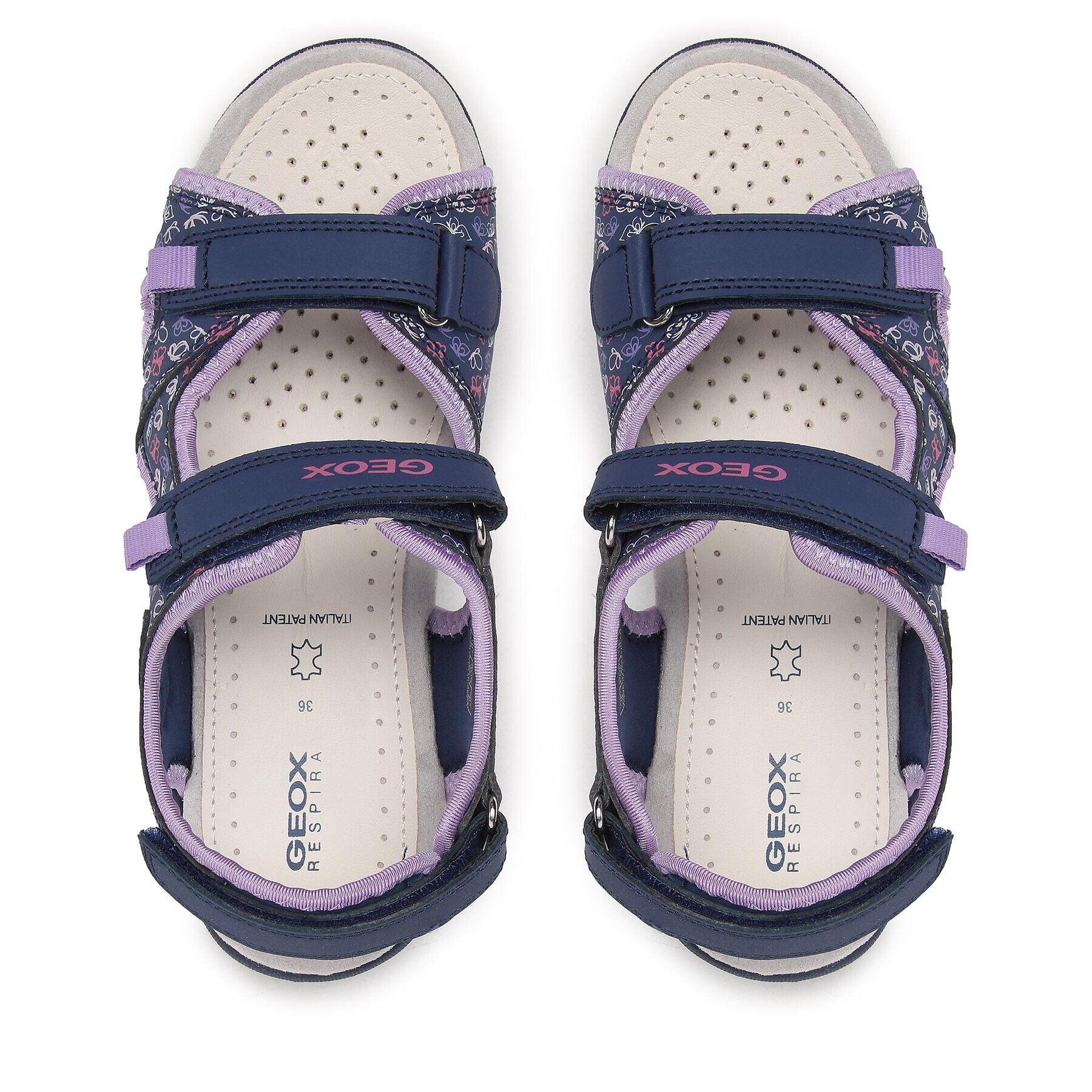 Geox Сандали J Sandal Whinberry G J35GRD0CE15CF48E D Тъмносин - Pepit.bg