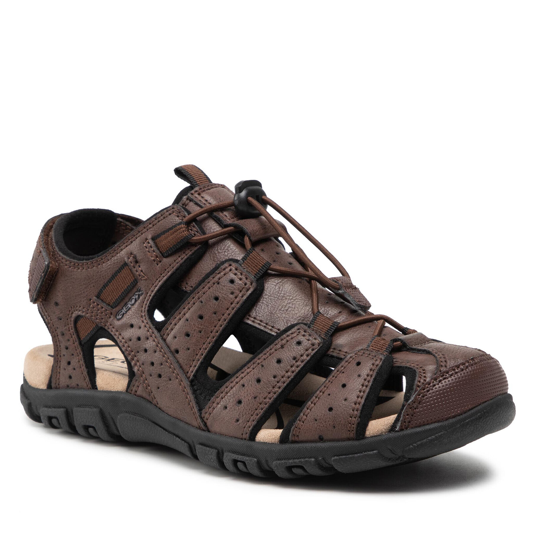 Geox Сандали U S.Strada B U6224B 0MEBC C0013 Кафяв - Pepit.bg