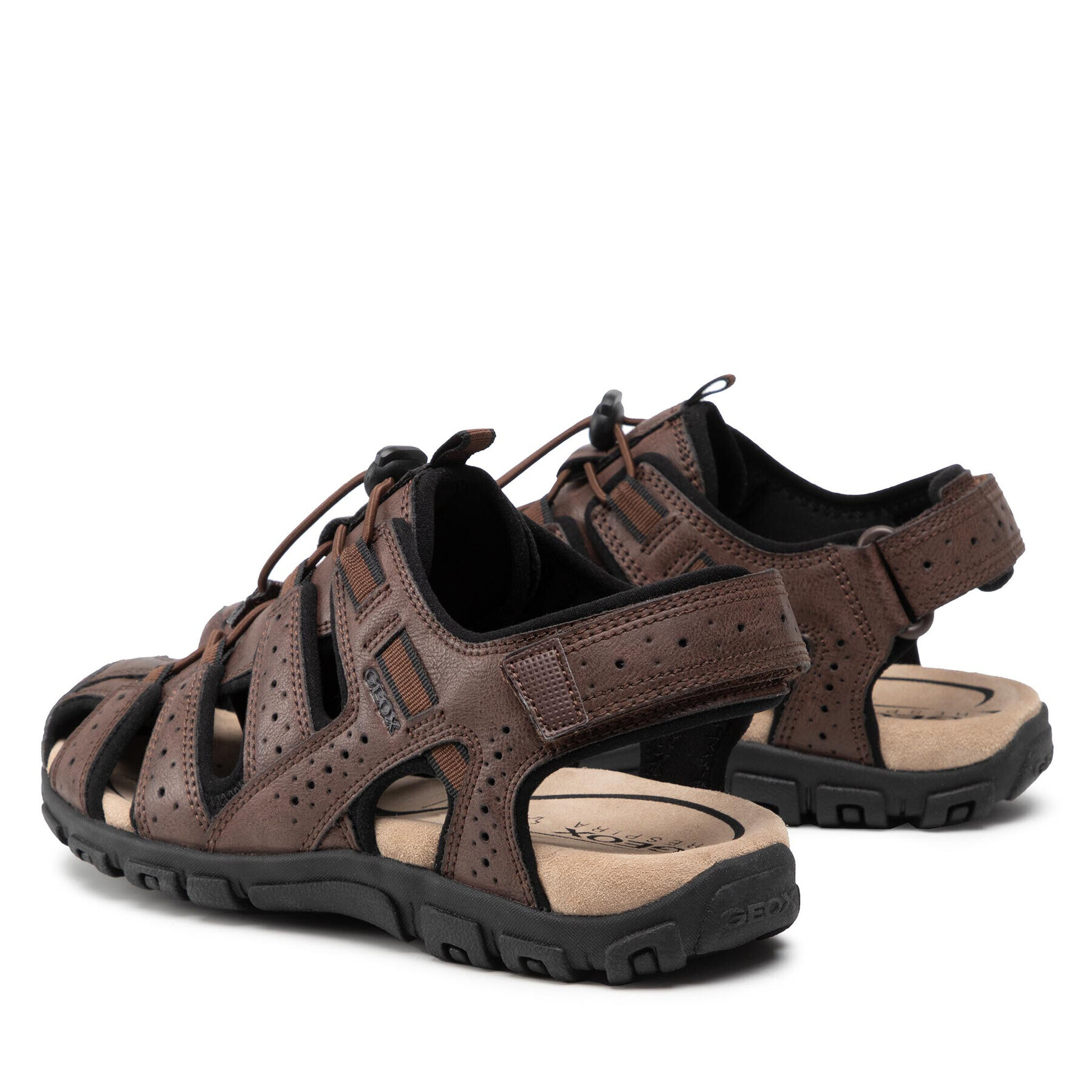 Geox Сандали U S.Strada B U6224B 0MEBC C0013 Кафяв - Pepit.bg