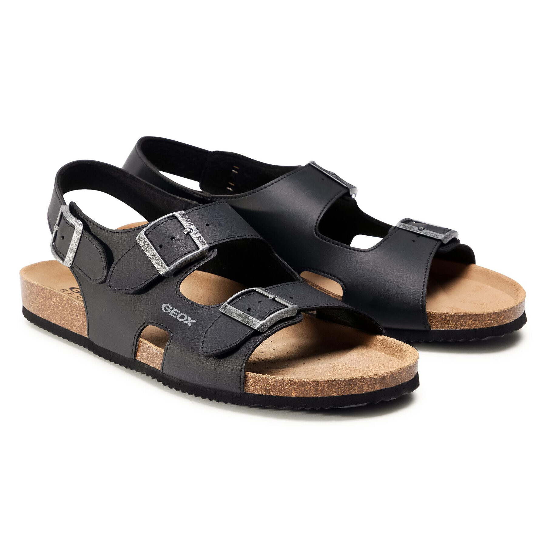 Geox Сандали U Sandal Ghita B U029VB 000BC C9999 Черен - Pepit.bg