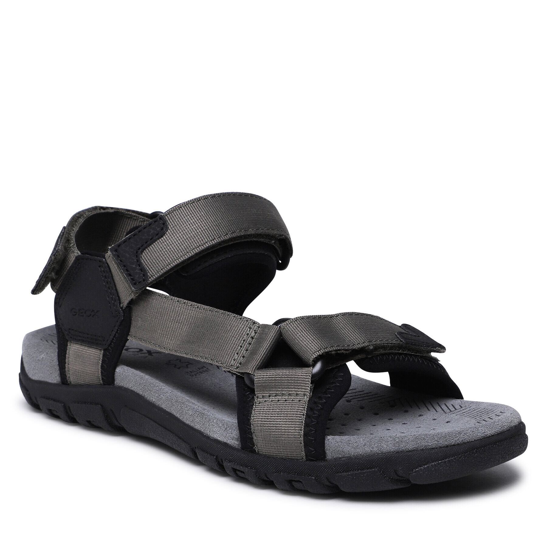 Geox Сандали Uomo Sandal Strada U3524A00011C3009 Каки - Pepit.bg