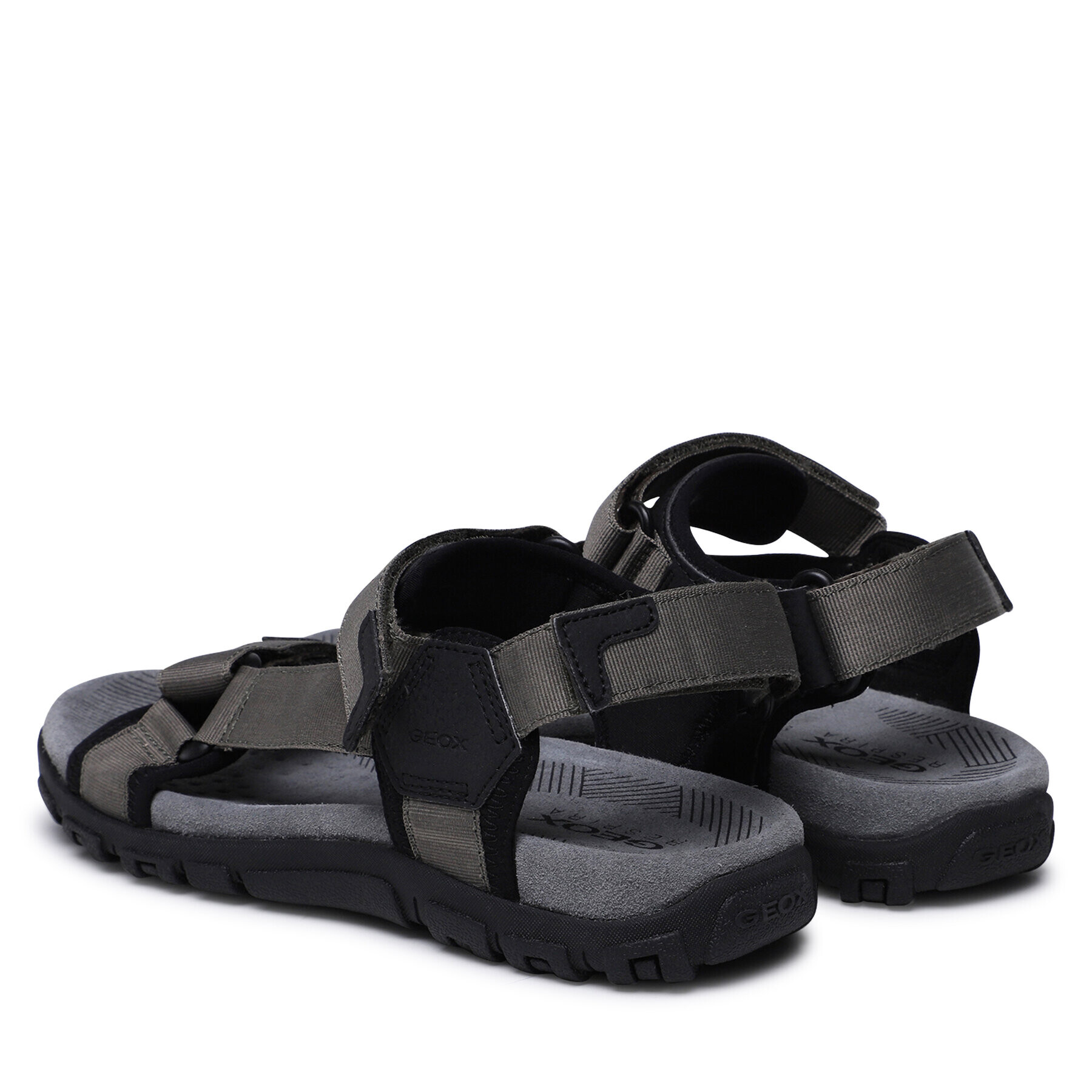 Geox Сандали Uomo Sandal Strada U3524A00011C3009 Каки - Pepit.bg