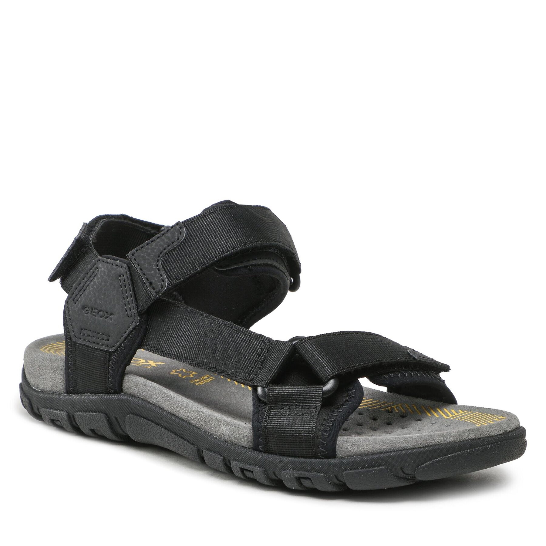 Geox Сандали Uomo Sandal Strada U3524A00011C9999 Черен - Pepit.bg