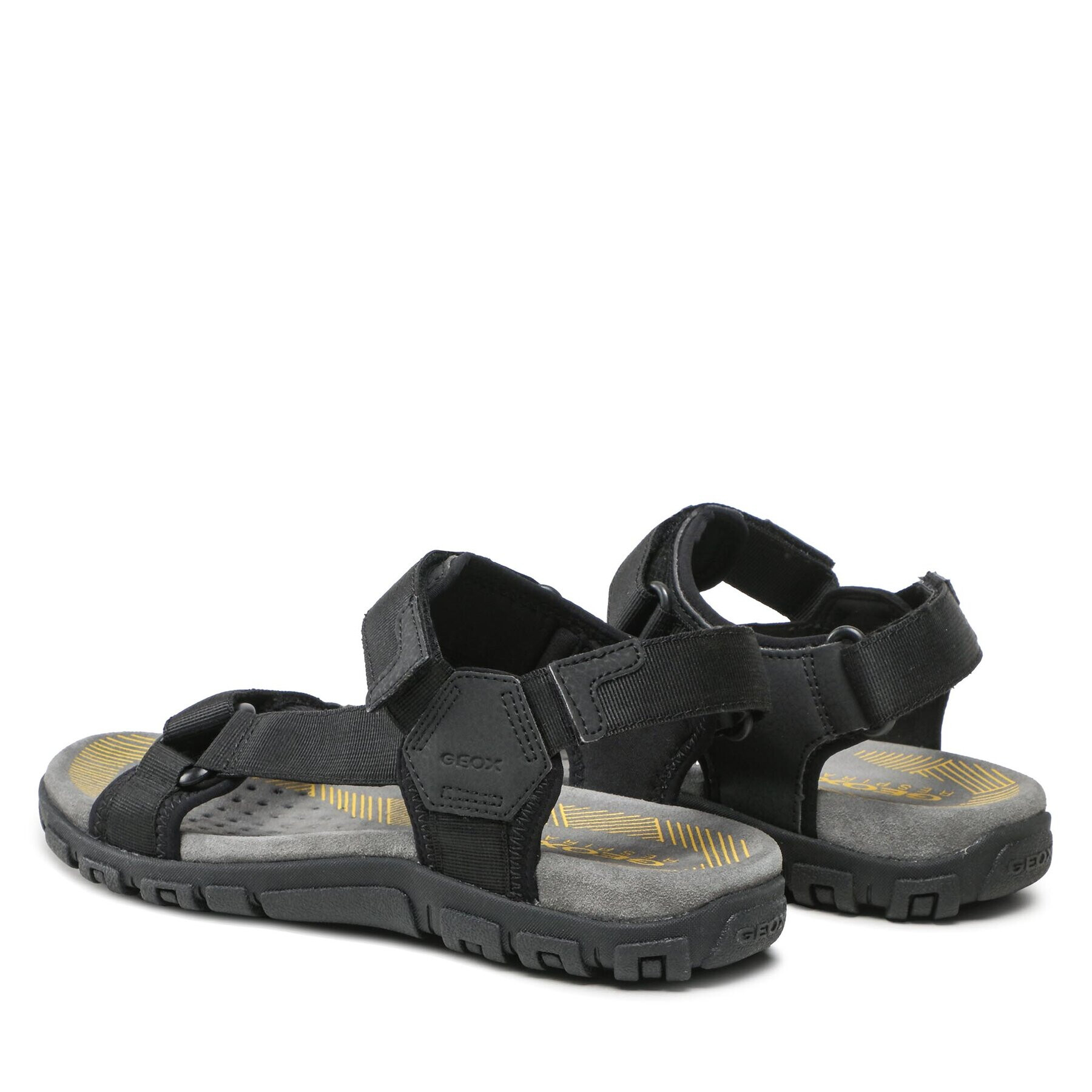 Geox Сандали Uomo Sandal Strada U3524A00011C9999 Черен - Pepit.bg