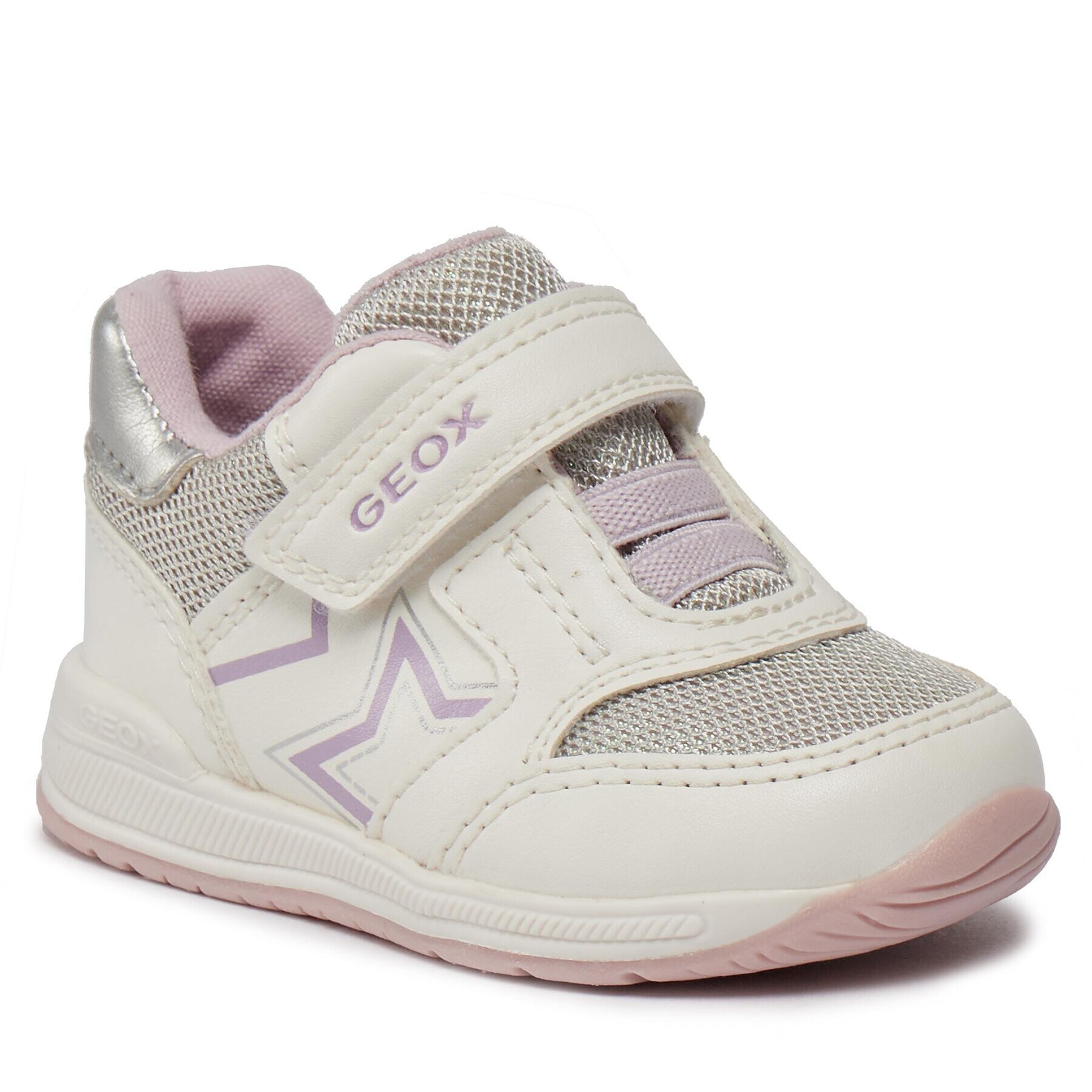 Geox Сникърси B Rishon Girl B450LA 0BCEW C0406 Бял - Pepit.bg