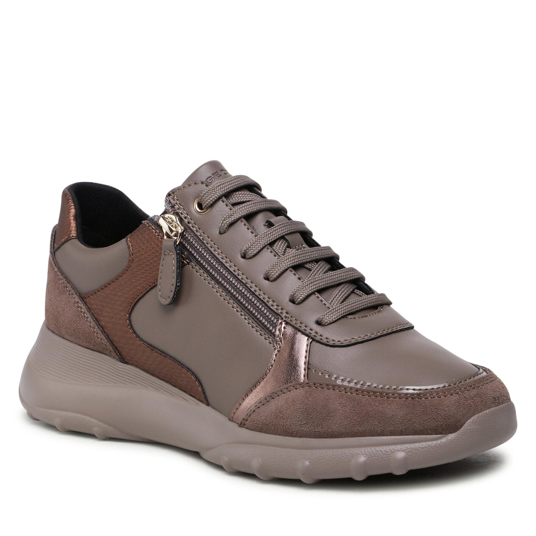 Geox Сникърси D Alleniee D36LPB 05422 C6692 Сив - Pepit.bg