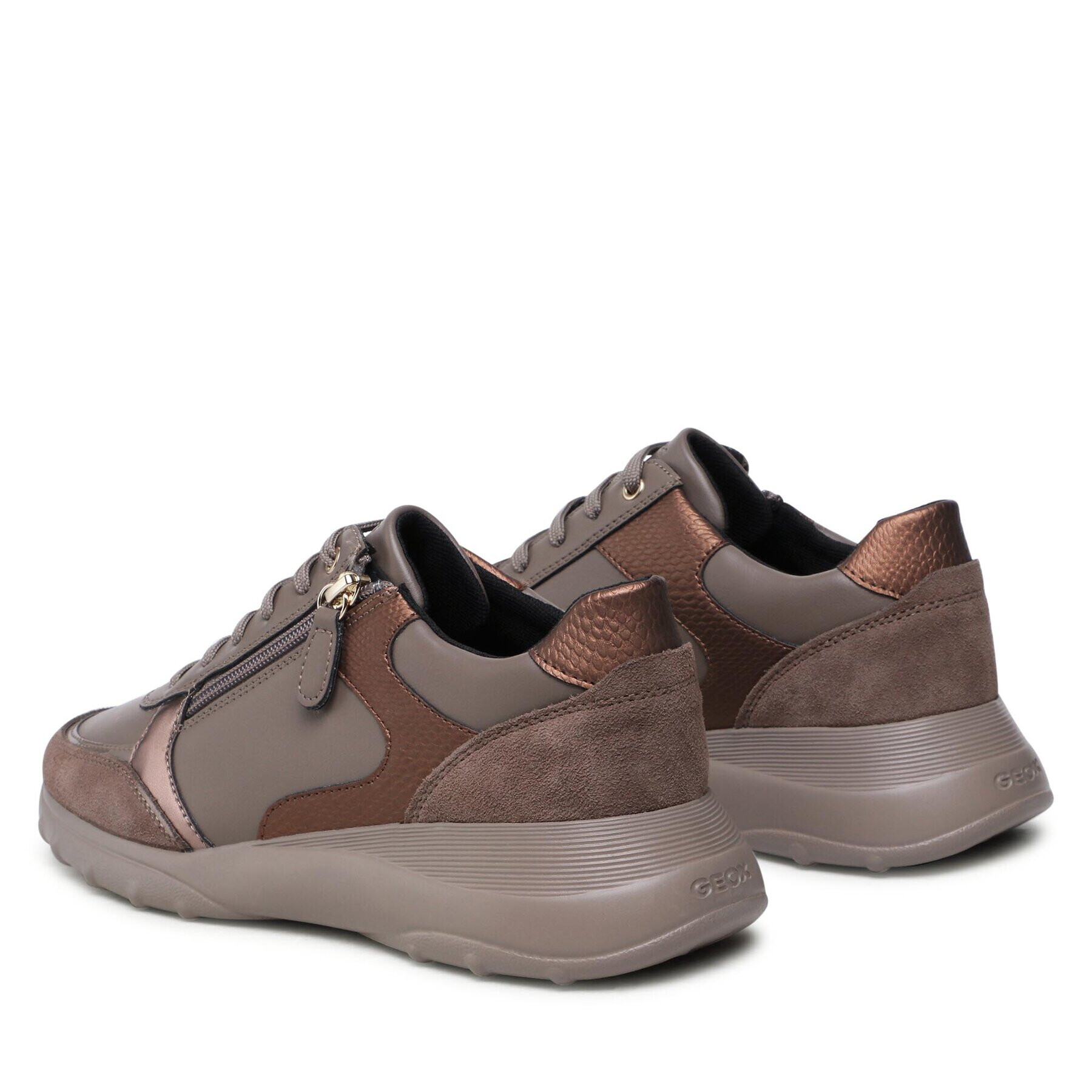 Geox Сникърси D Alleniee D36LPB 05422 C6692 Сив - Pepit.bg