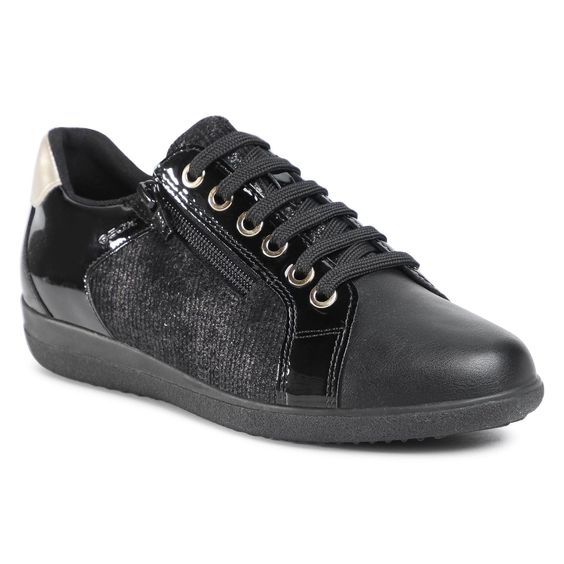 Geox Сникърси D Nihal A D047LA 0HHFP C9997 Черен - Pepit.bg
