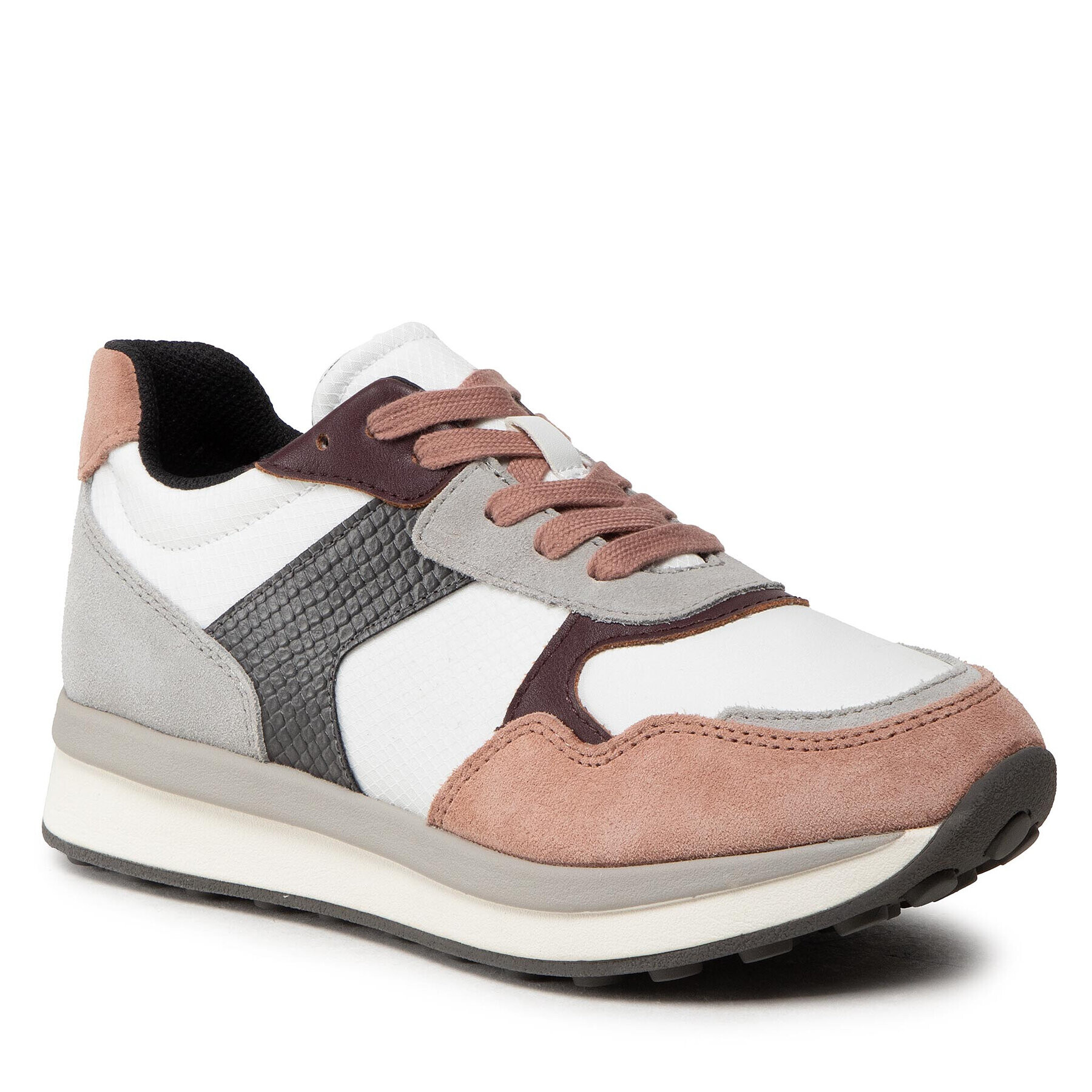 Geox Сникърси D Runntix B D25RRB 0FU22 C1962 Бял - Pepit.bg