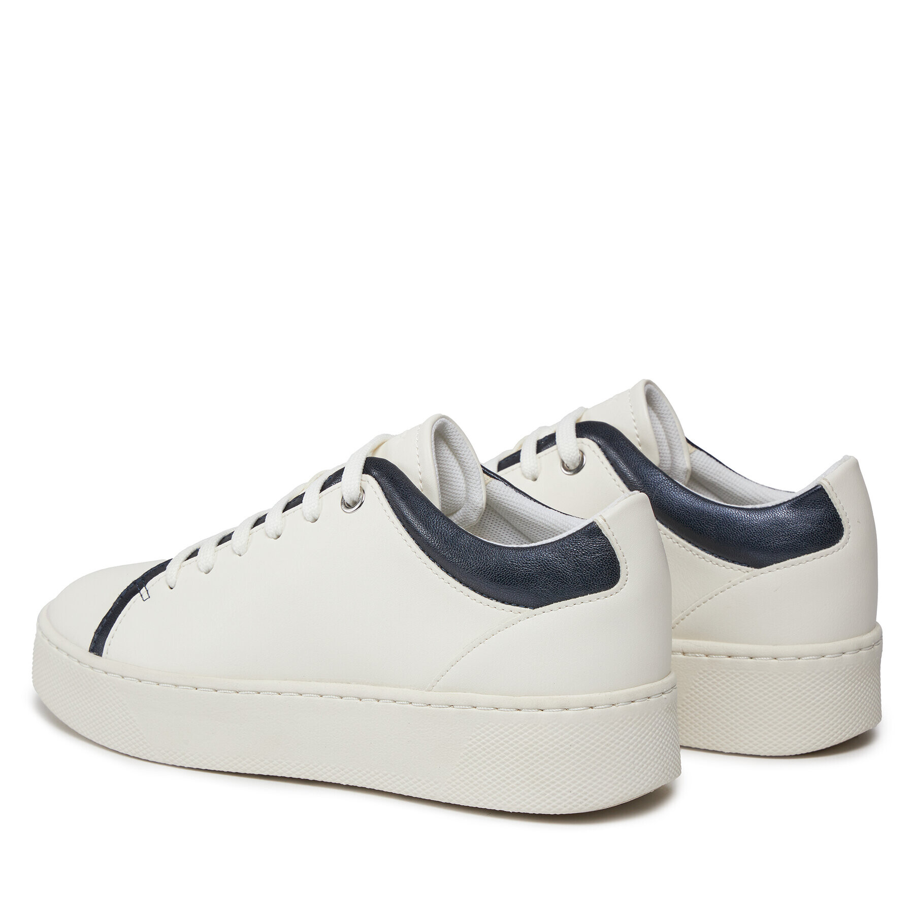 Geox Сникърси D Skyely D36QXA 054AJ C1R4B Бял - Pepit.bg