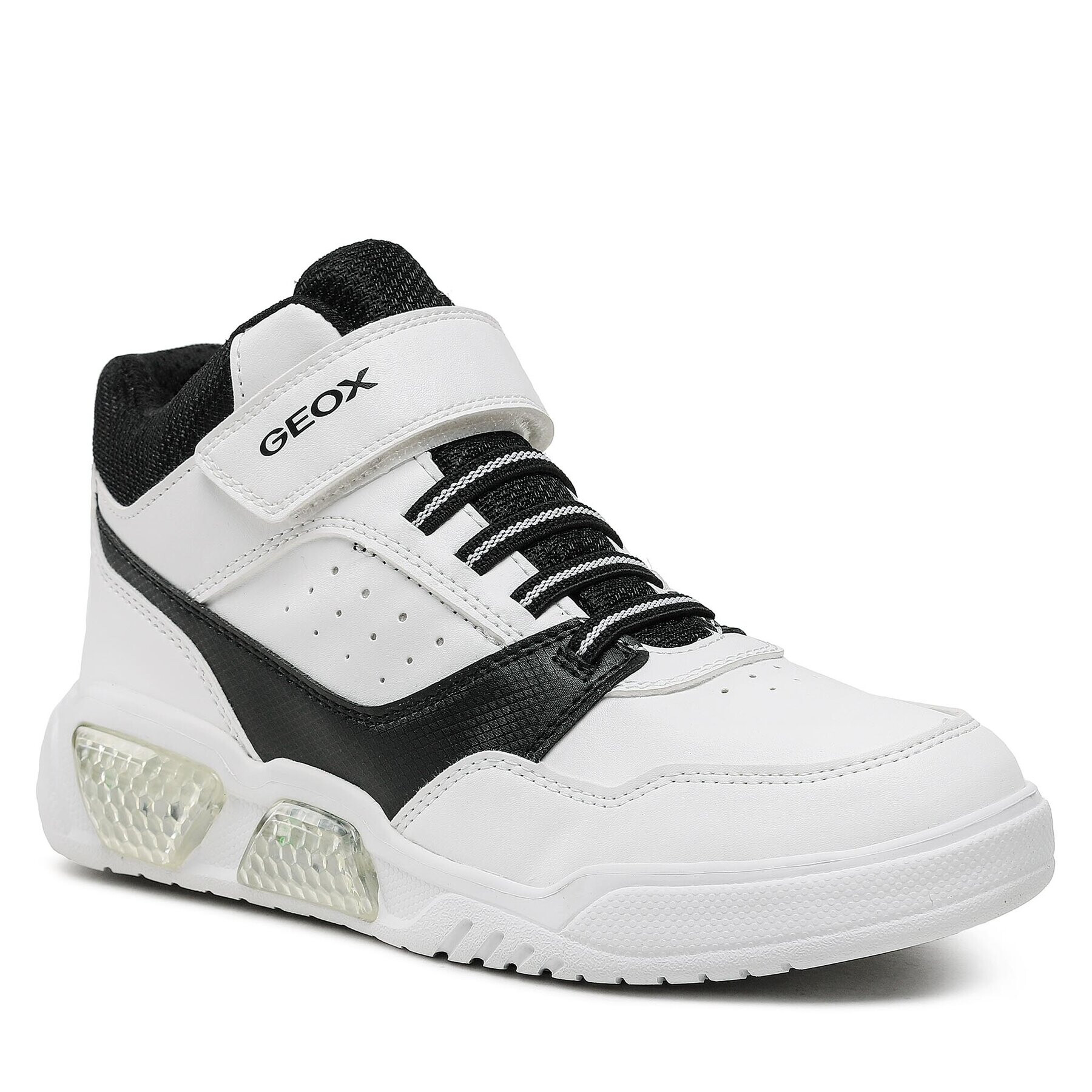 Geox Сникърси J Illuminus Boy J36GVB 05411 C0404 DD Бял - Pepit.bg