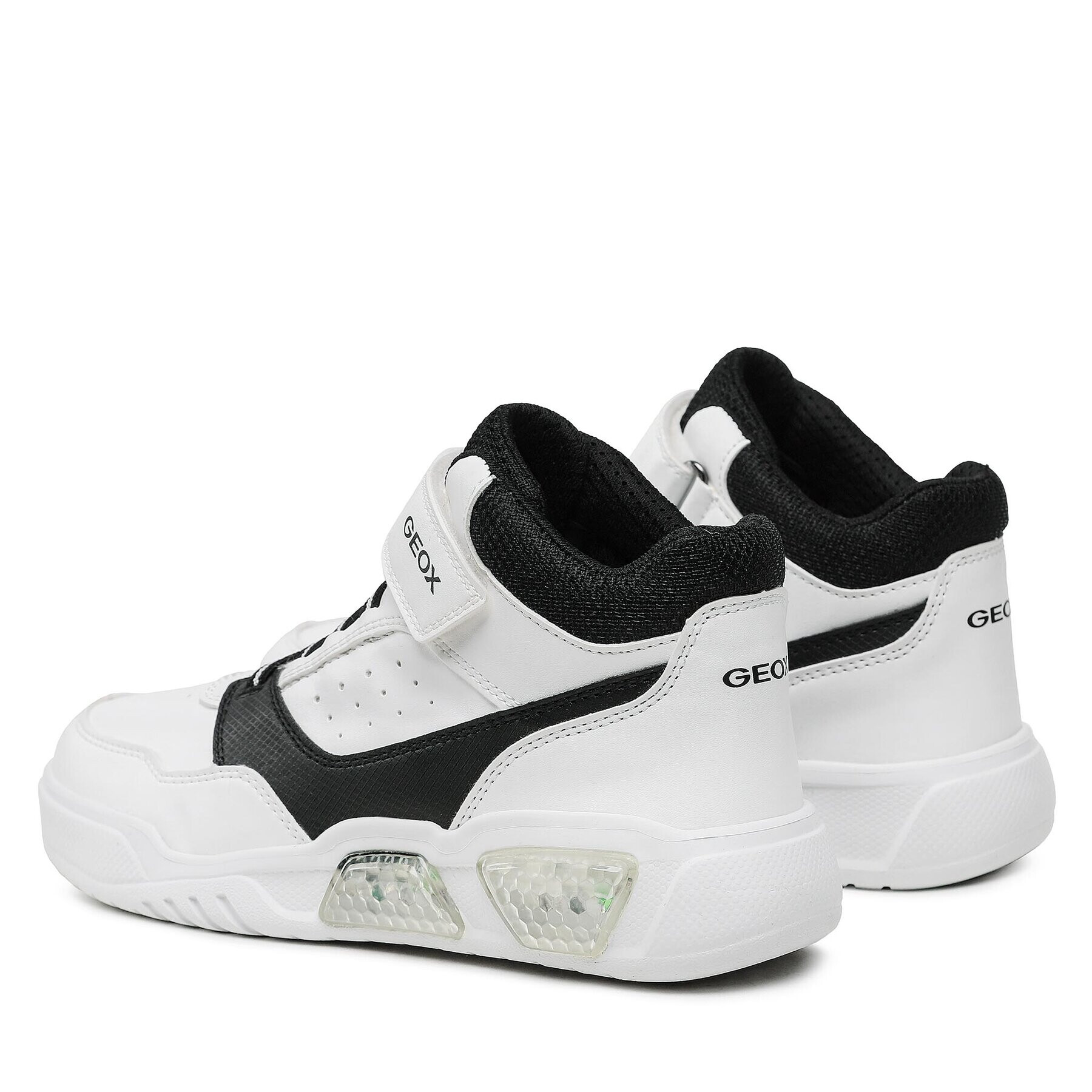 Geox Сникърси J Illuminus Boy J36GVB 05411 C0404 DD Бял - Pepit.bg