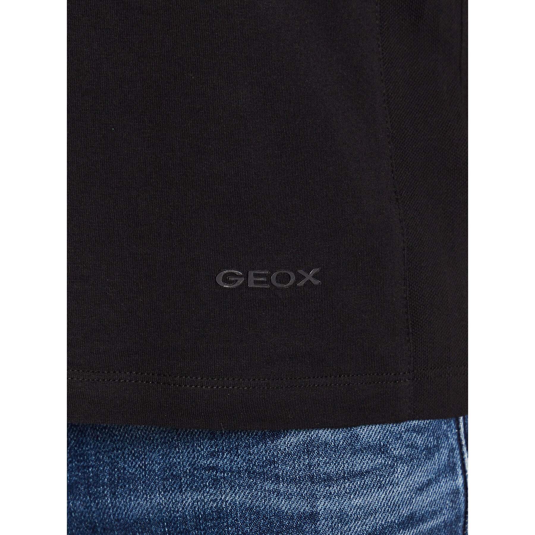 Geox Тишърт M3510H-T2870 F9000 Черен Regular Fit - Pepit.bg