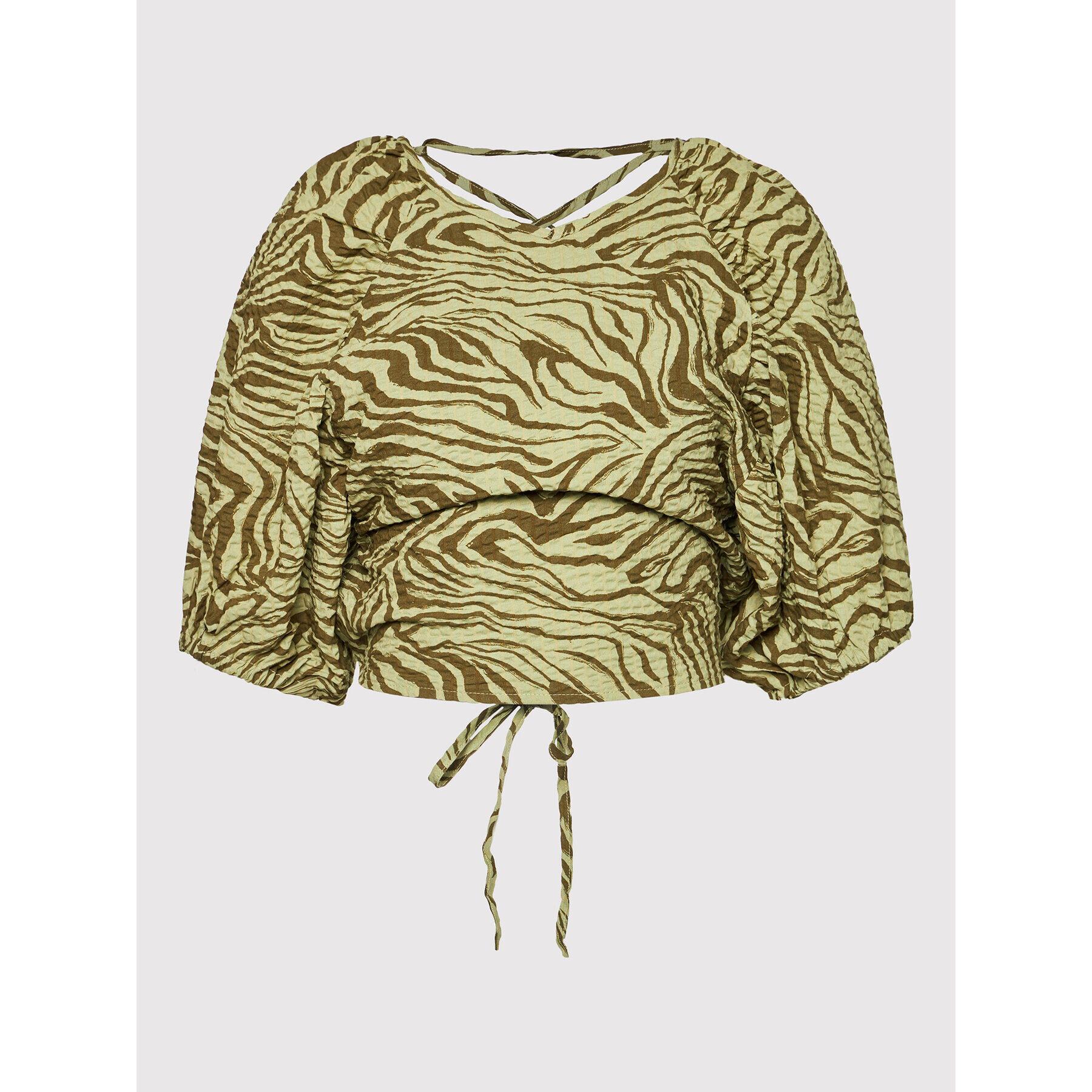 Gestuz Блуза Averygz 10905398 Зелен Slim Fit - Pepit.bg