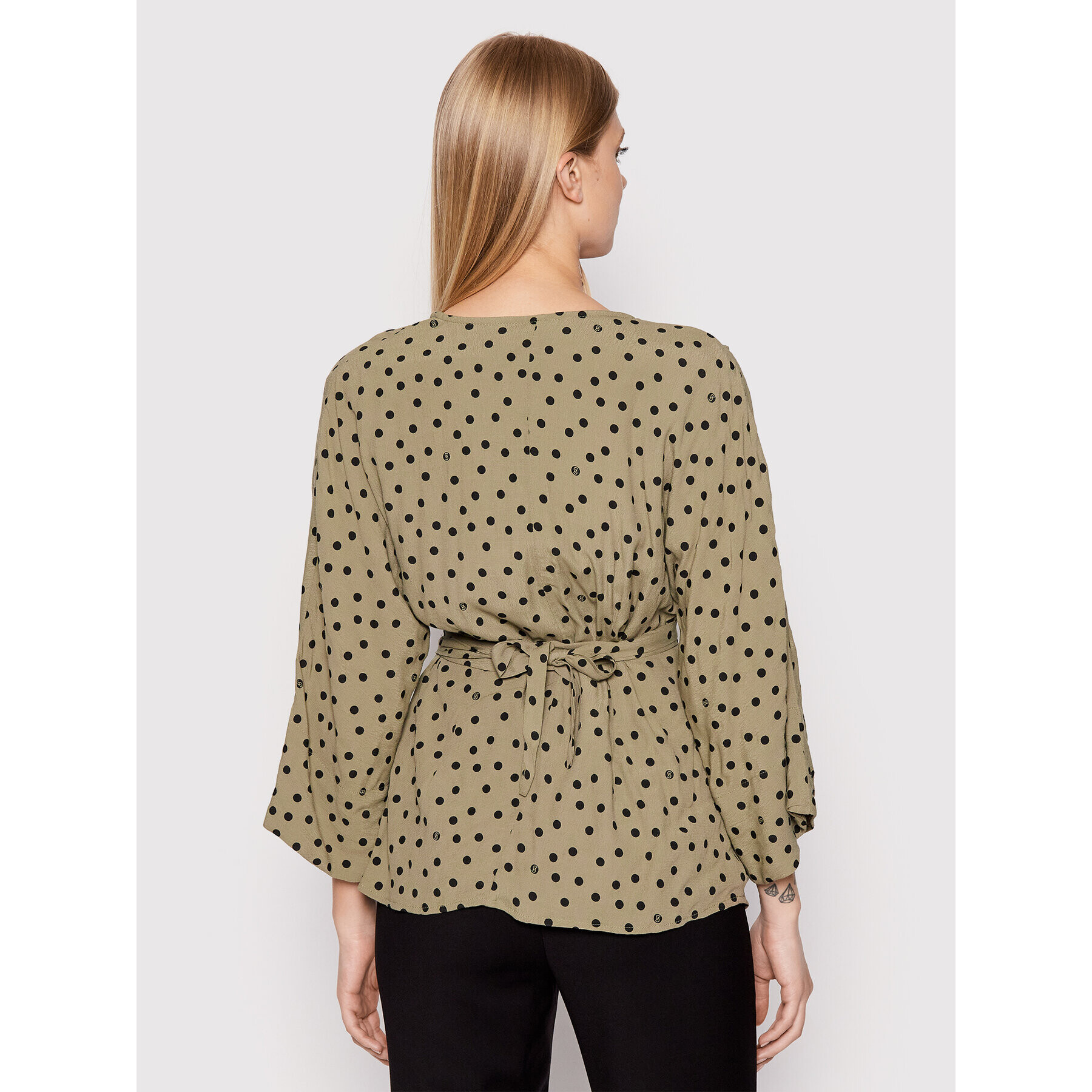 Gestuz Блуза Janikagz 10905980 Зелен Regular Fit - Pepit.bg