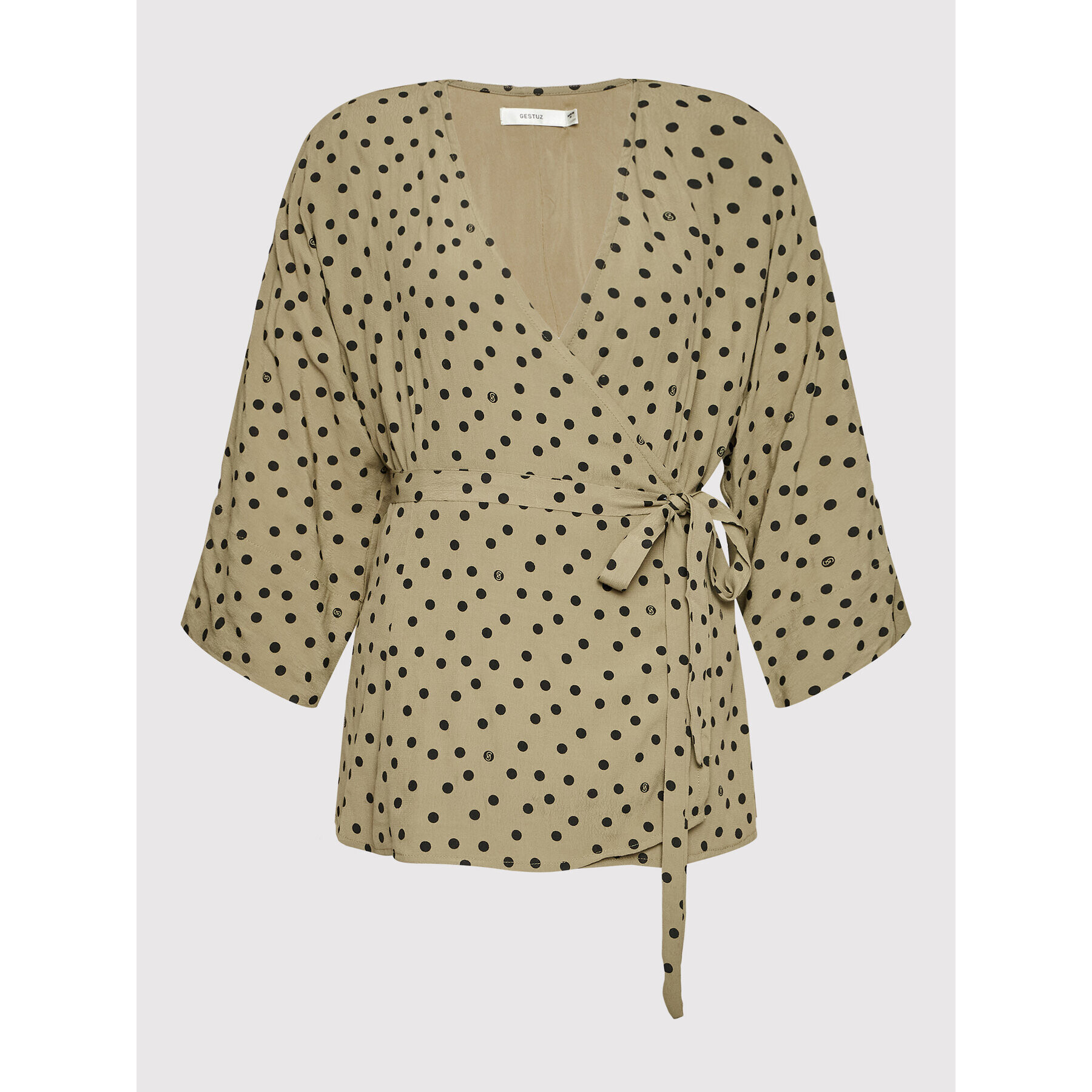 Gestuz Блуза Janikagz 10905980 Зелен Regular Fit - Pepit.bg