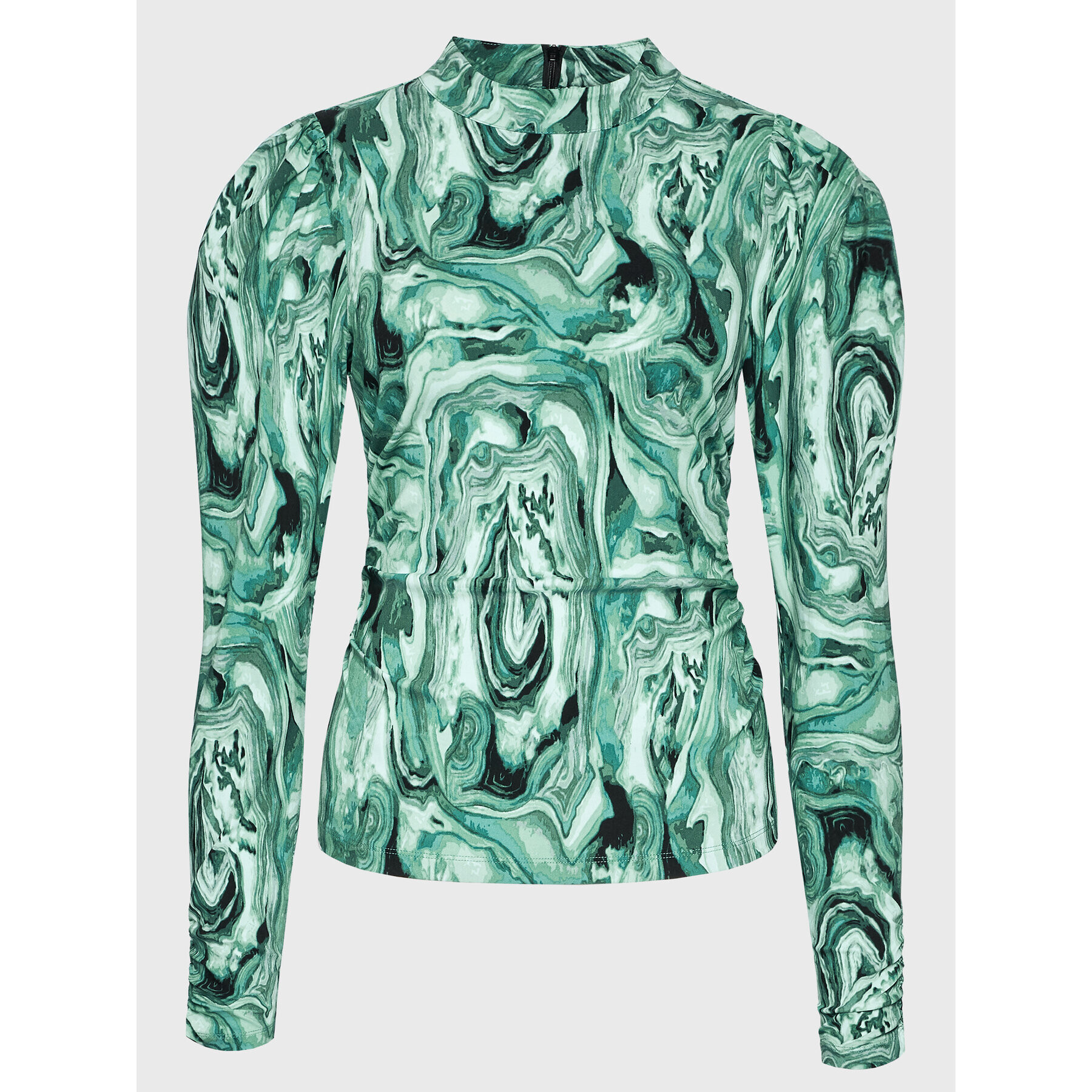 Gestuz Блуза Ravagz 10906455 Зелен Slim Fit - Pepit.bg