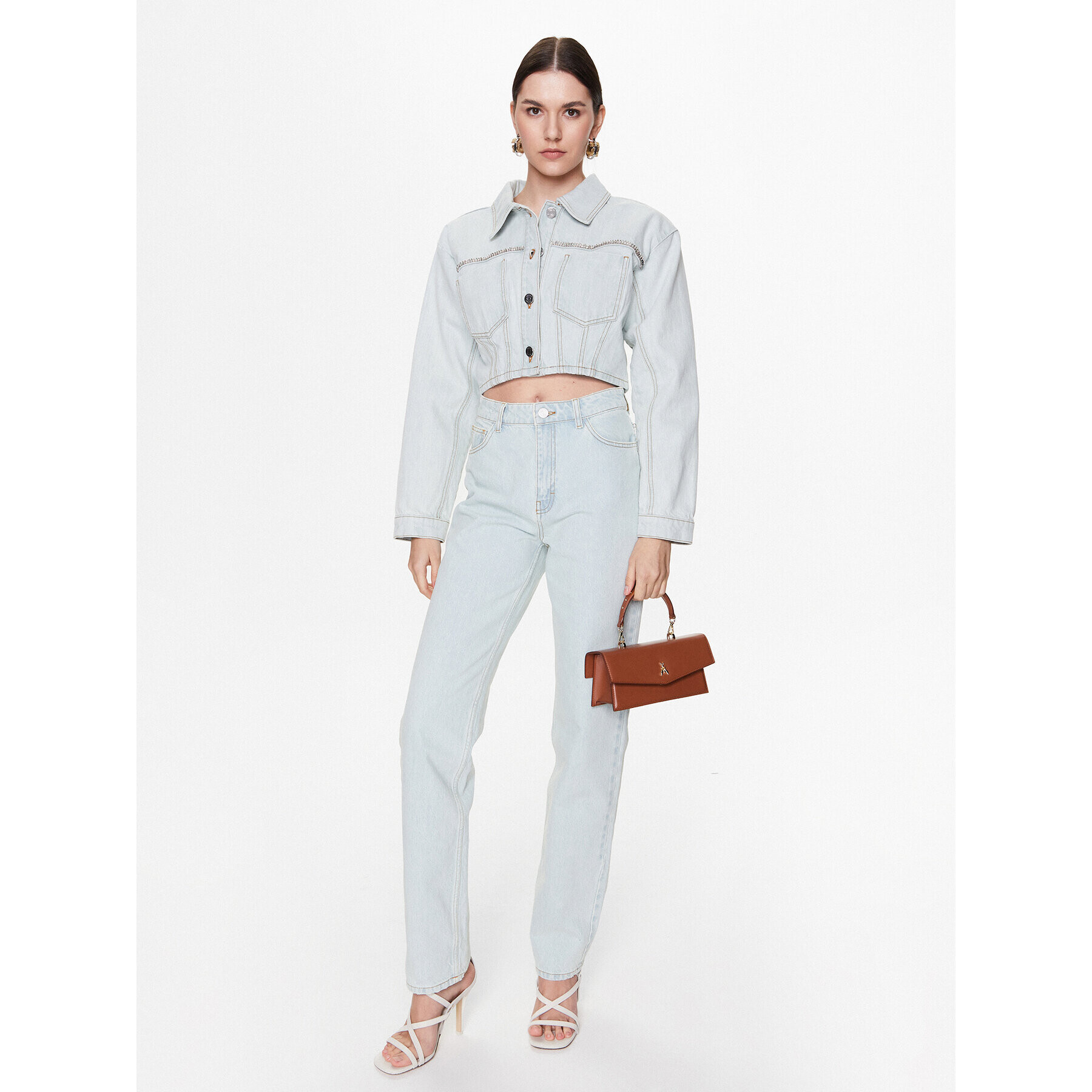 Gestuz Дънки Calia 10906913 Син Straight Fit - Pepit.bg