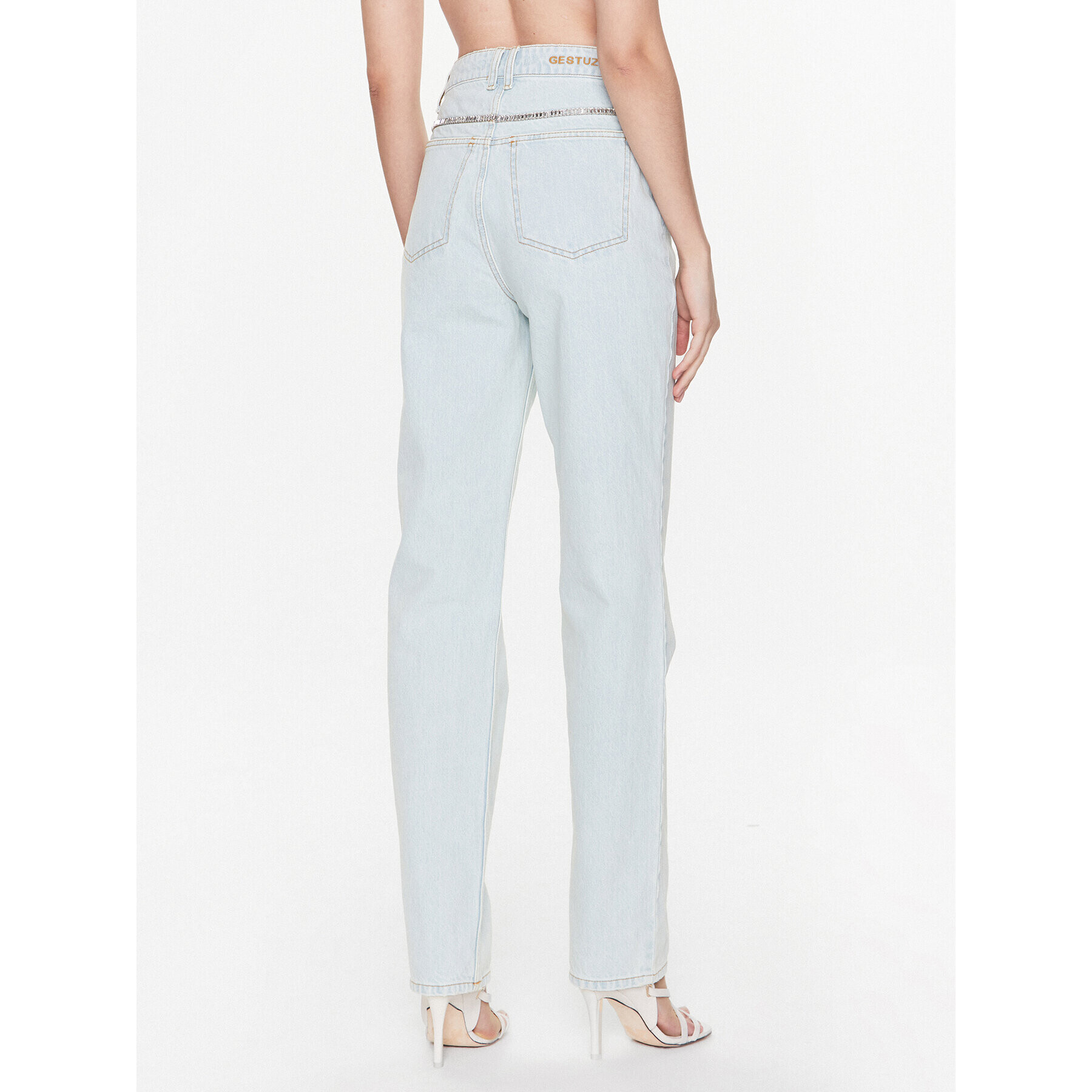 Gestuz Дънки Calia 10906913 Син Straight Fit - Pepit.bg