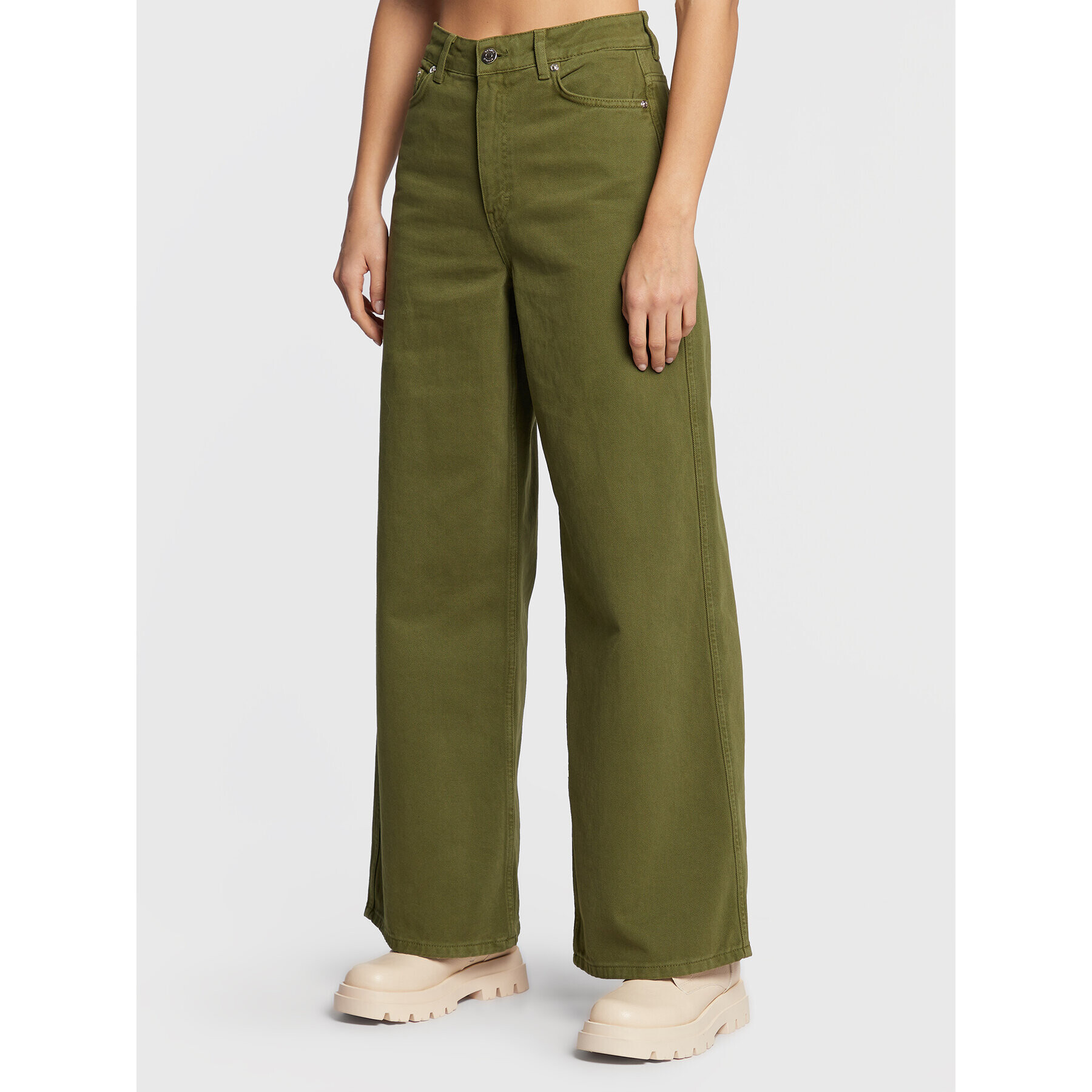 Gestuz Дънки Elma 10905770 Зелен Regular Fit - Pepit.bg