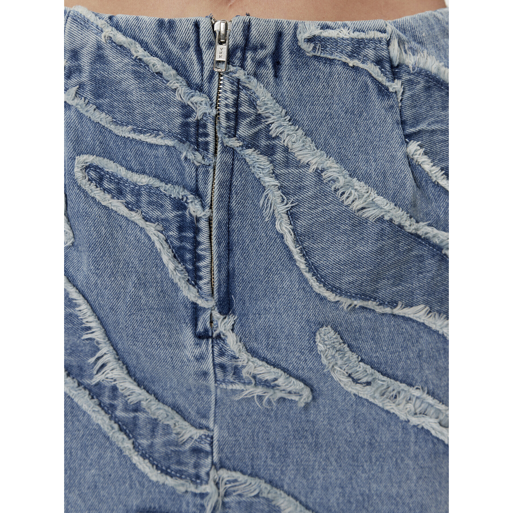 Gestuz Дънкова пола Larisa 10907039 Син Slim Fit - Pepit.bg