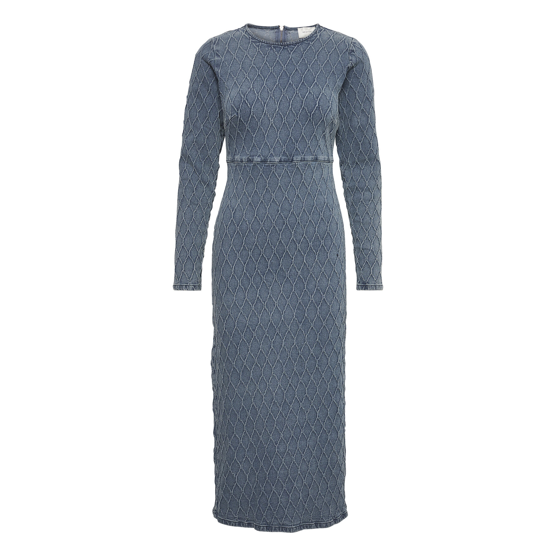 Gestuz Дънкова рокля 10908290 Син Slim Fit - Pepit.bg