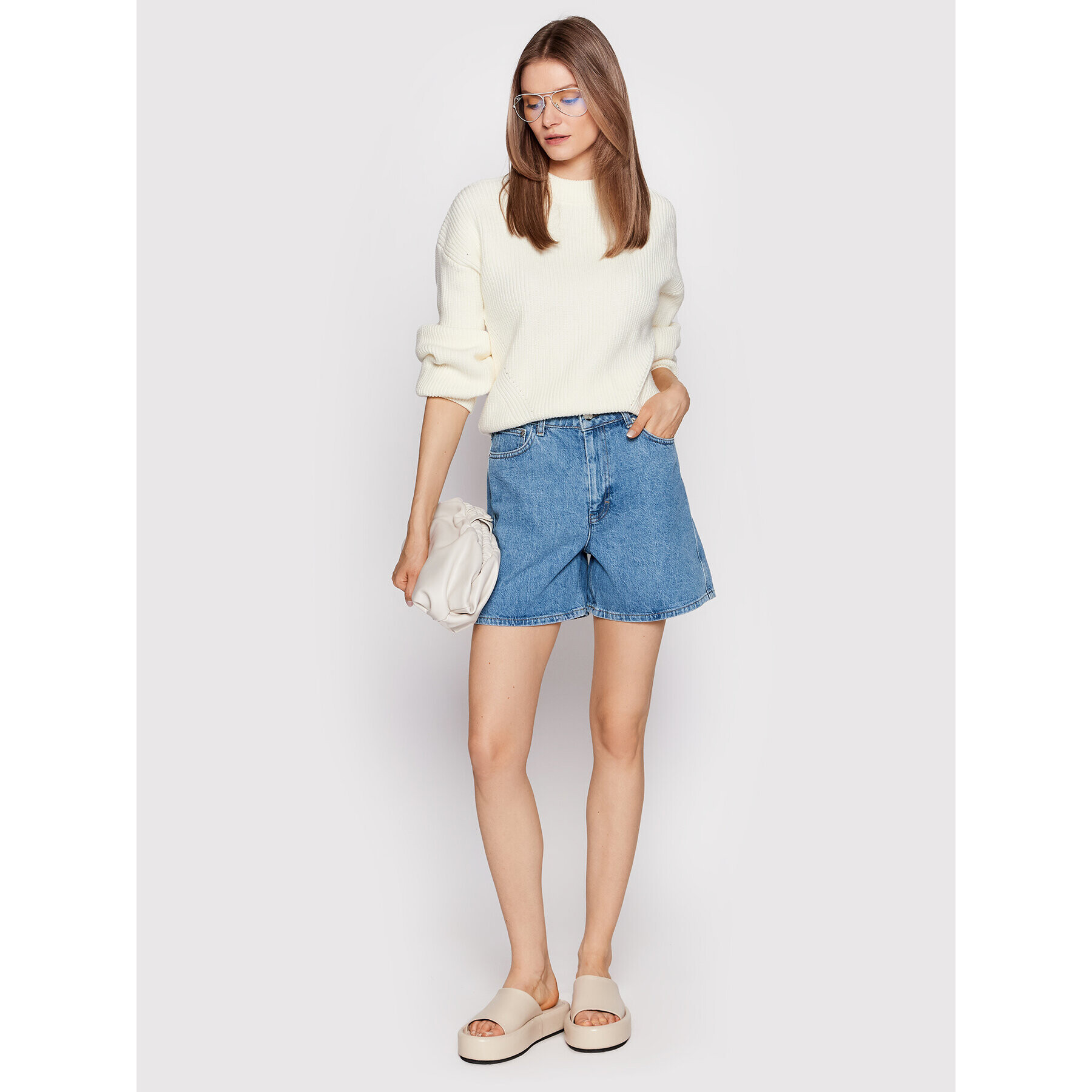 Gestuz Дънкови шорти Denagz 10905926 Син Regular Fit - Pepit.bg