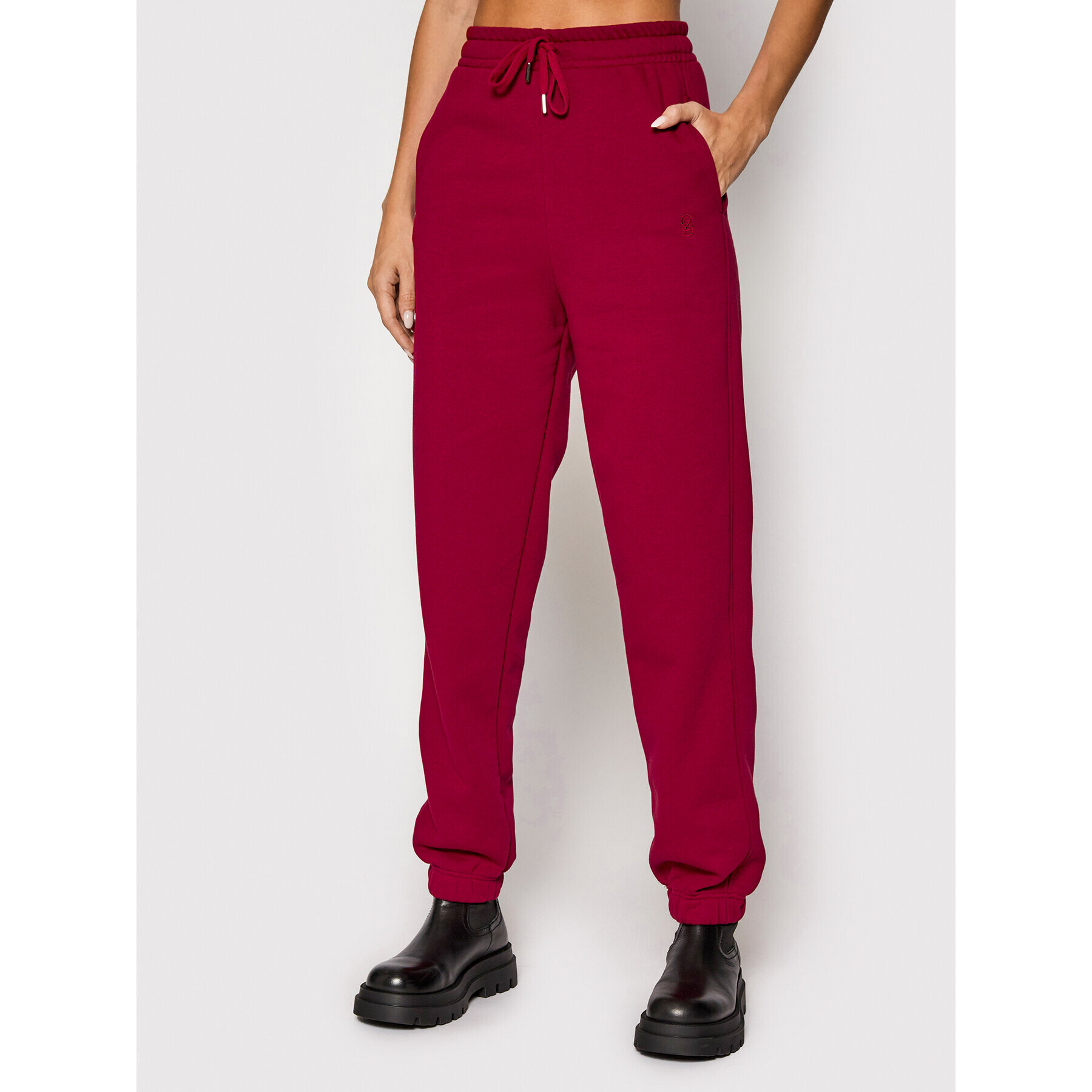Gestuz Долнище анцуг Rubigz 10905447 Бордо Loose Fit - Pepit.bg