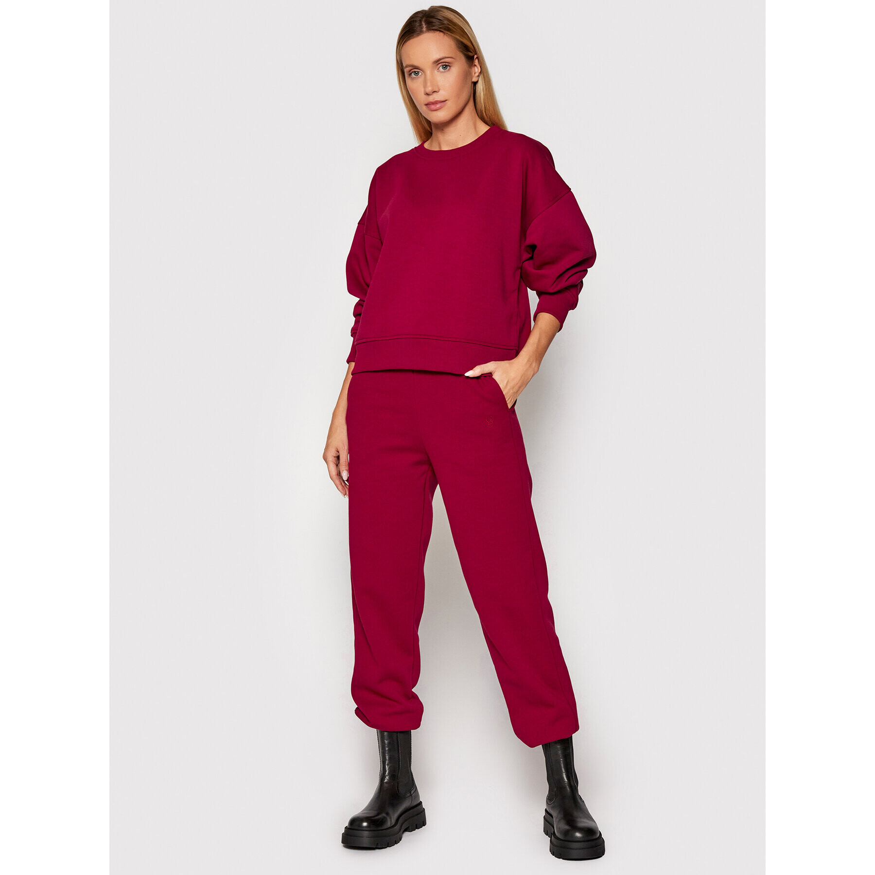 Gestuz Долнище анцуг Rubigz 10905447 Бордо Loose Fit - Pepit.bg