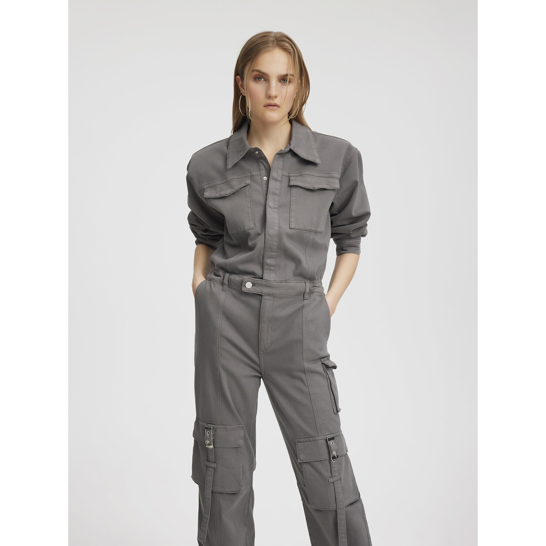Gestuz Гащеризон Mirza 10908721 Сив Relaxed Fit - Pepit.bg