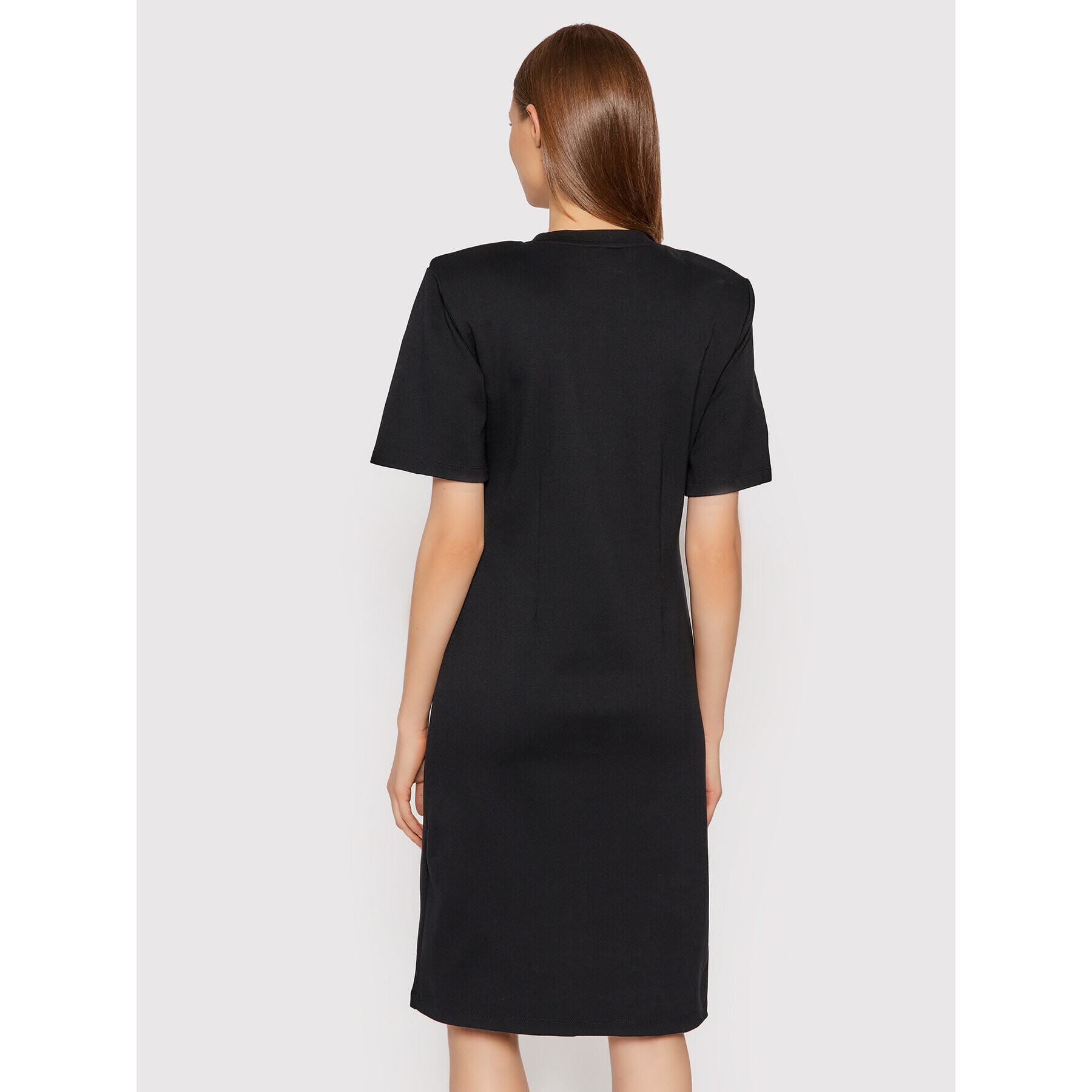 Gestuz Плетена рокля Ankagz 10905370 Черен Regular Fit - Pepit.bg
