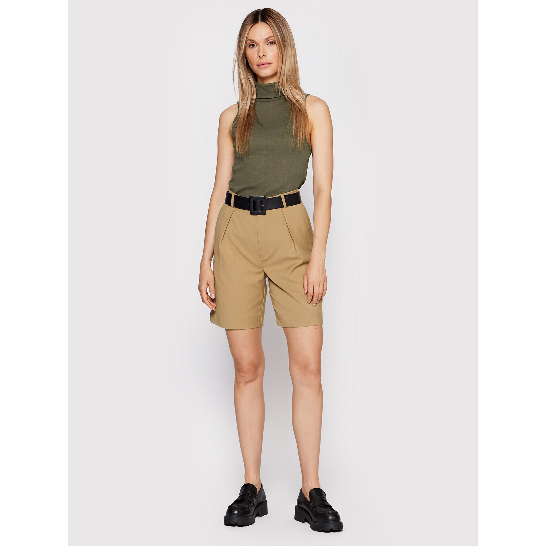 Gestuz Поло Drewgz 10905930 Зелен Slim Fit - Pepit.bg