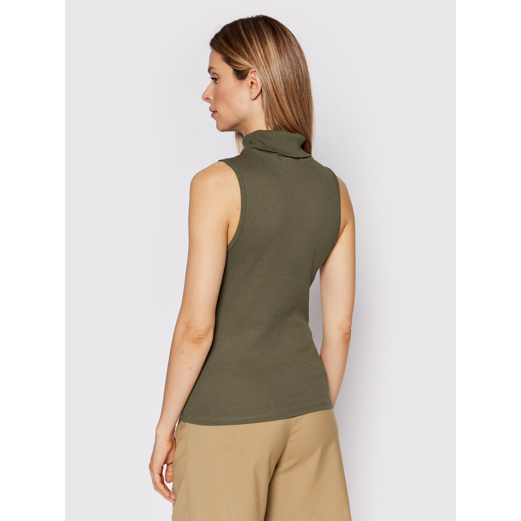 Gestuz Поло Drewgz 10905930 Зелен Slim Fit - Pepit.bg