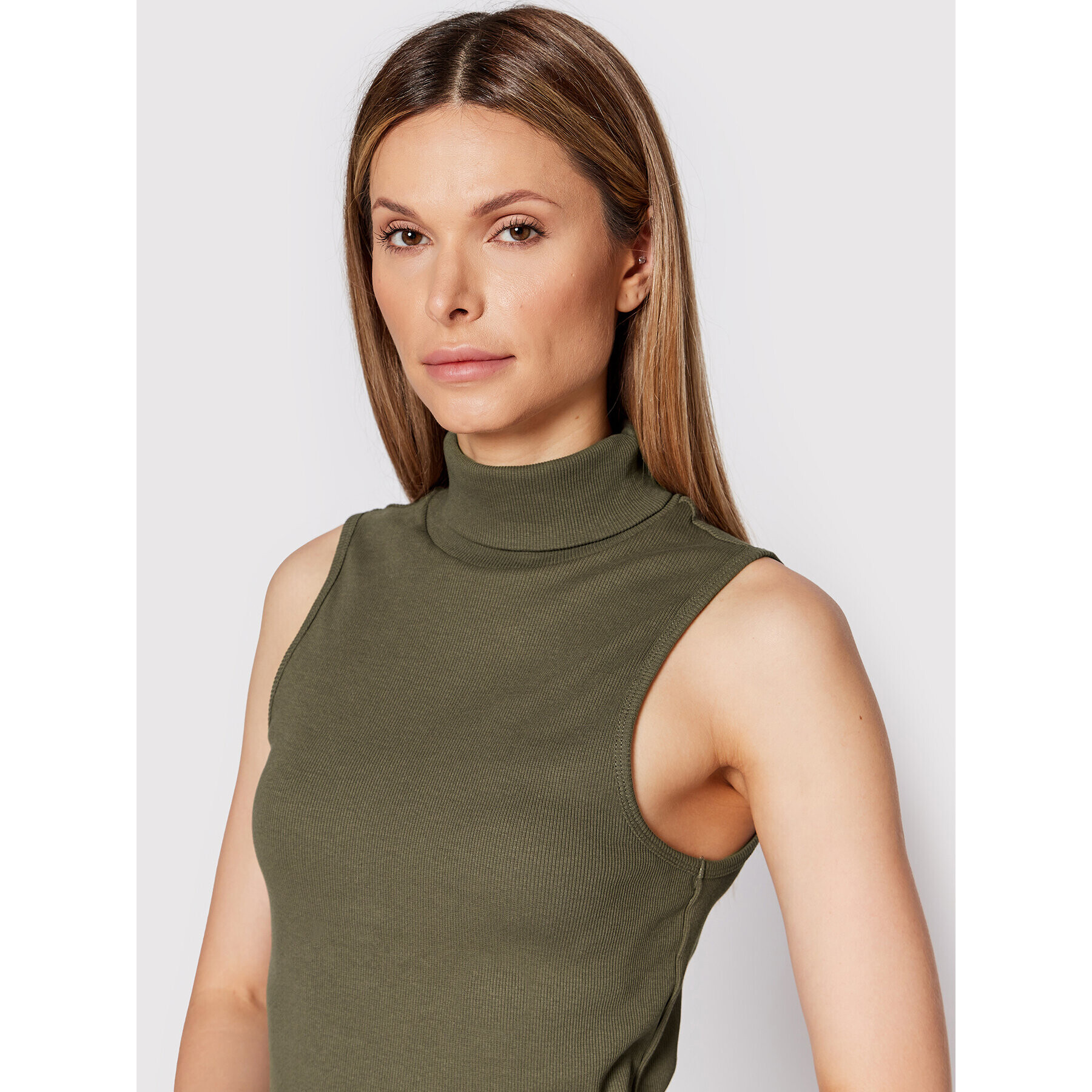 Gestuz Поло Drewgz 10905930 Зелен Slim Fit - Pepit.bg