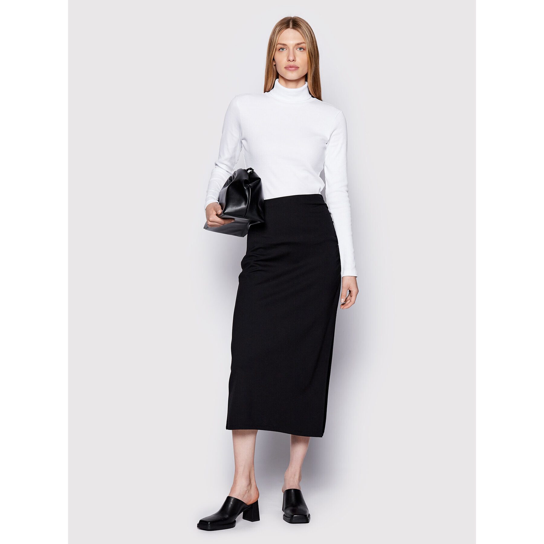 Gestuz Поло Drewgz 10906260 Бял Slim Fit - Pepit.bg