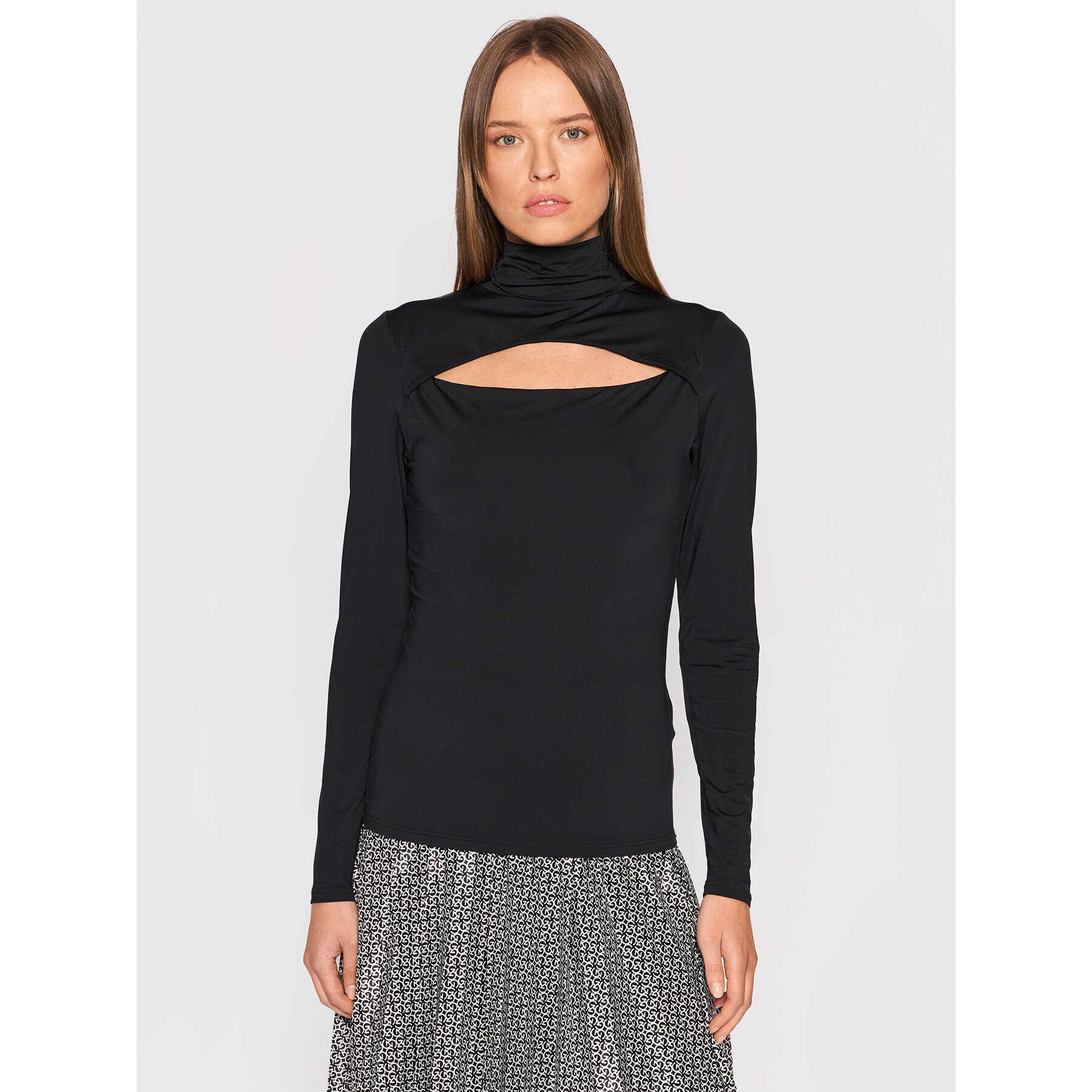 Gestuz Поло Matu 10905596 Черен Slim Fit - Pepit.bg