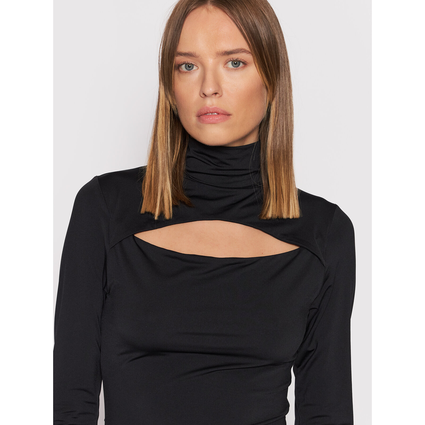 Gestuz Поло Matu 10905596 Черен Slim Fit - Pepit.bg
